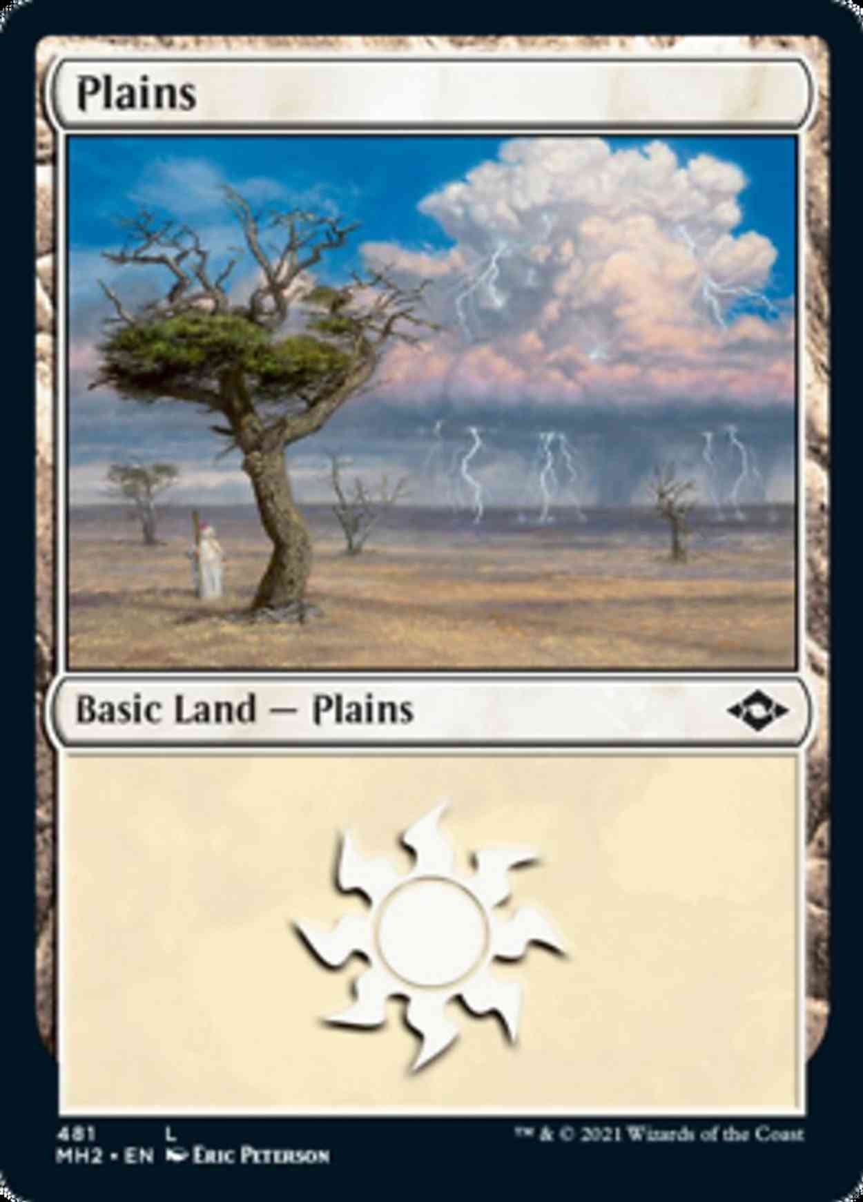 Plains (481) magic card front