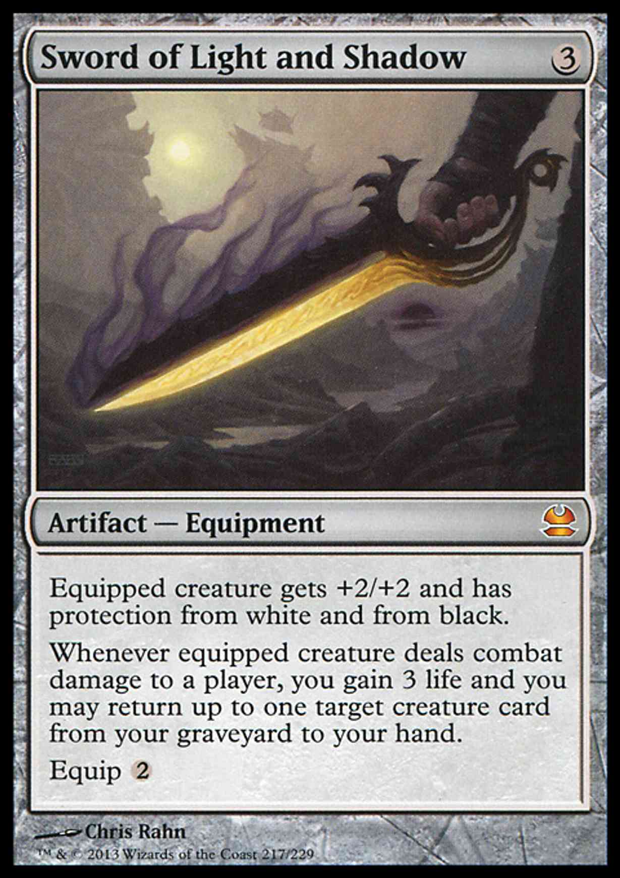 Sword of Light and Shadow magic card front