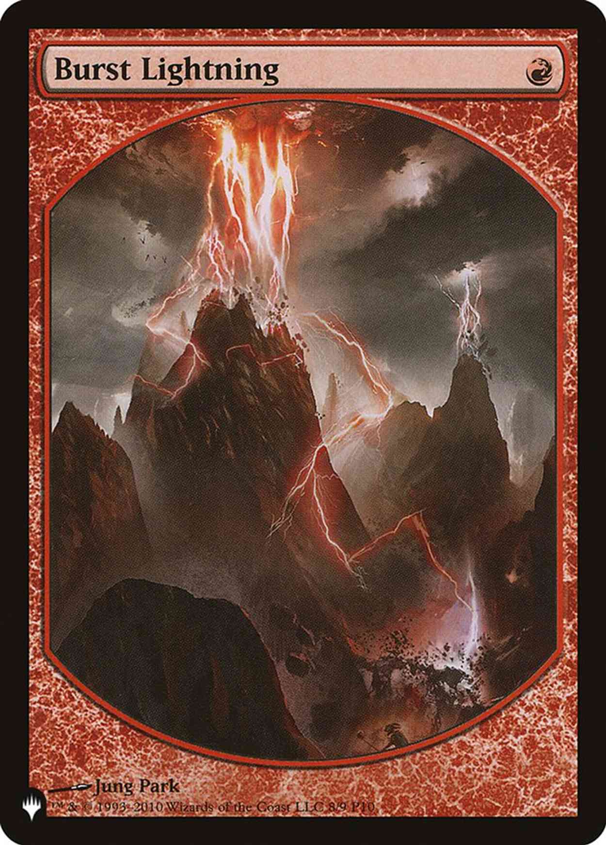 Burst Lightning (P10) magic card front