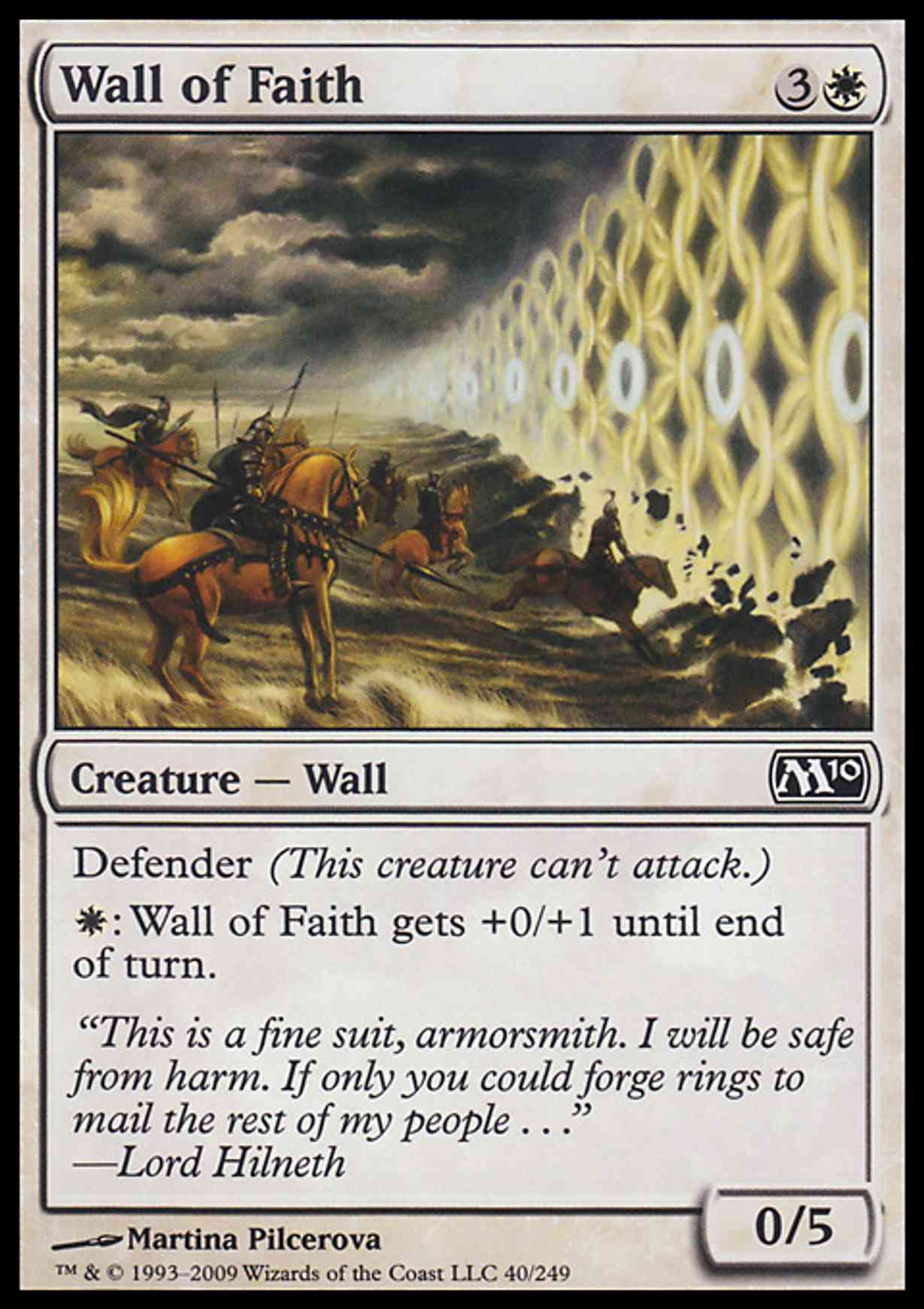 Wall of Faith magic card front
