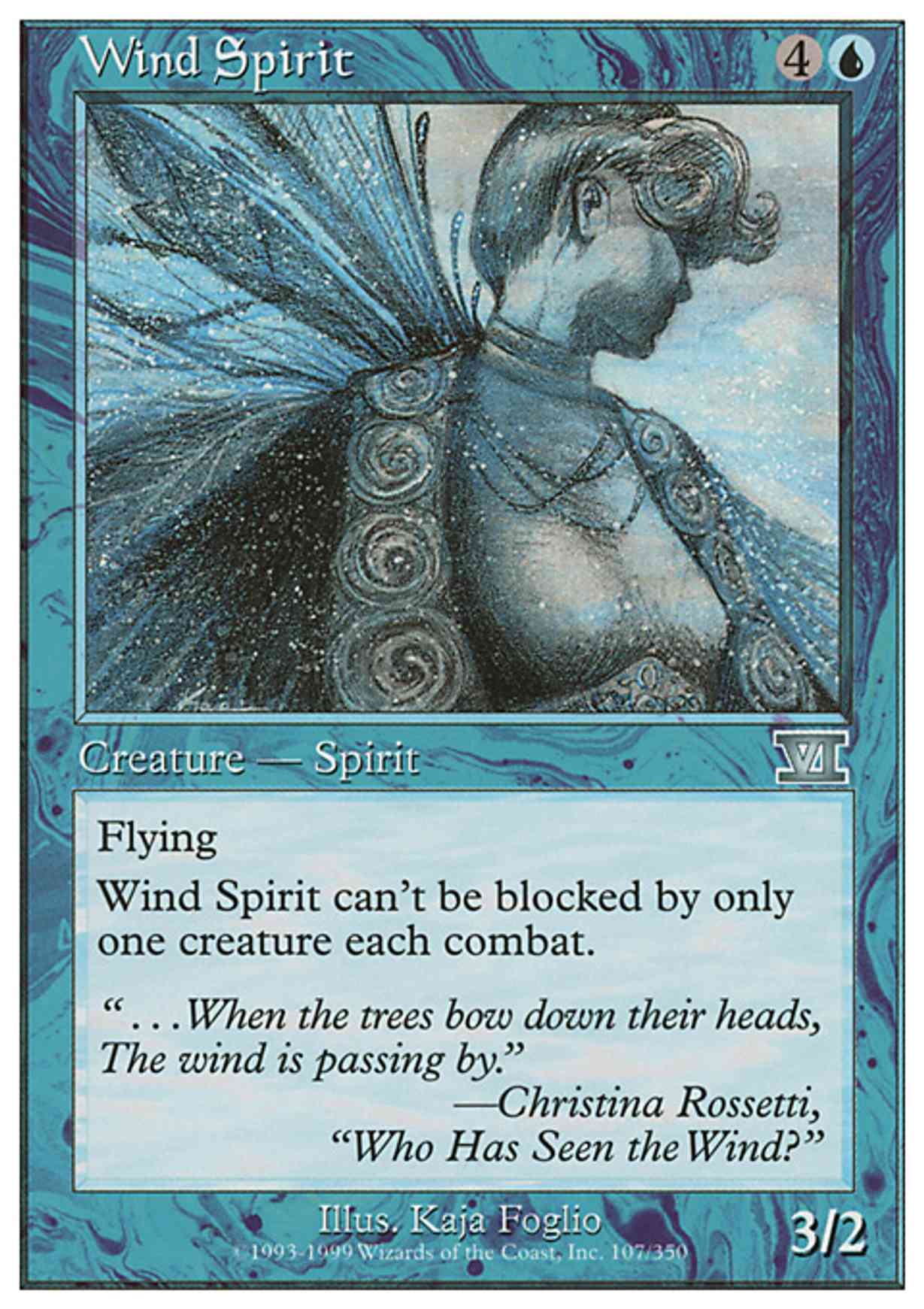 Wind Spirit magic card front
