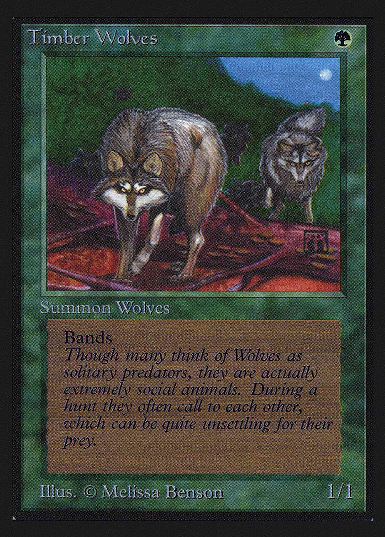 Timber Wolves (CE) magic card front