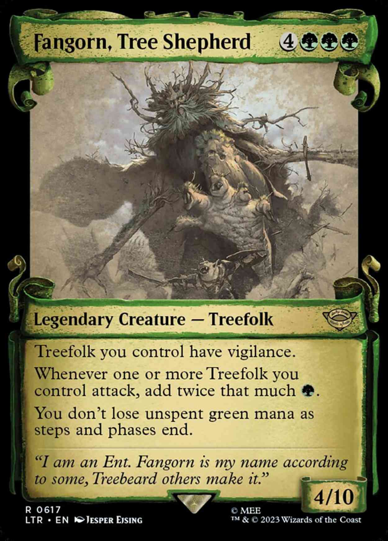 Fangorn, Tree Shepherd (Showcase Scrolls) magic card front