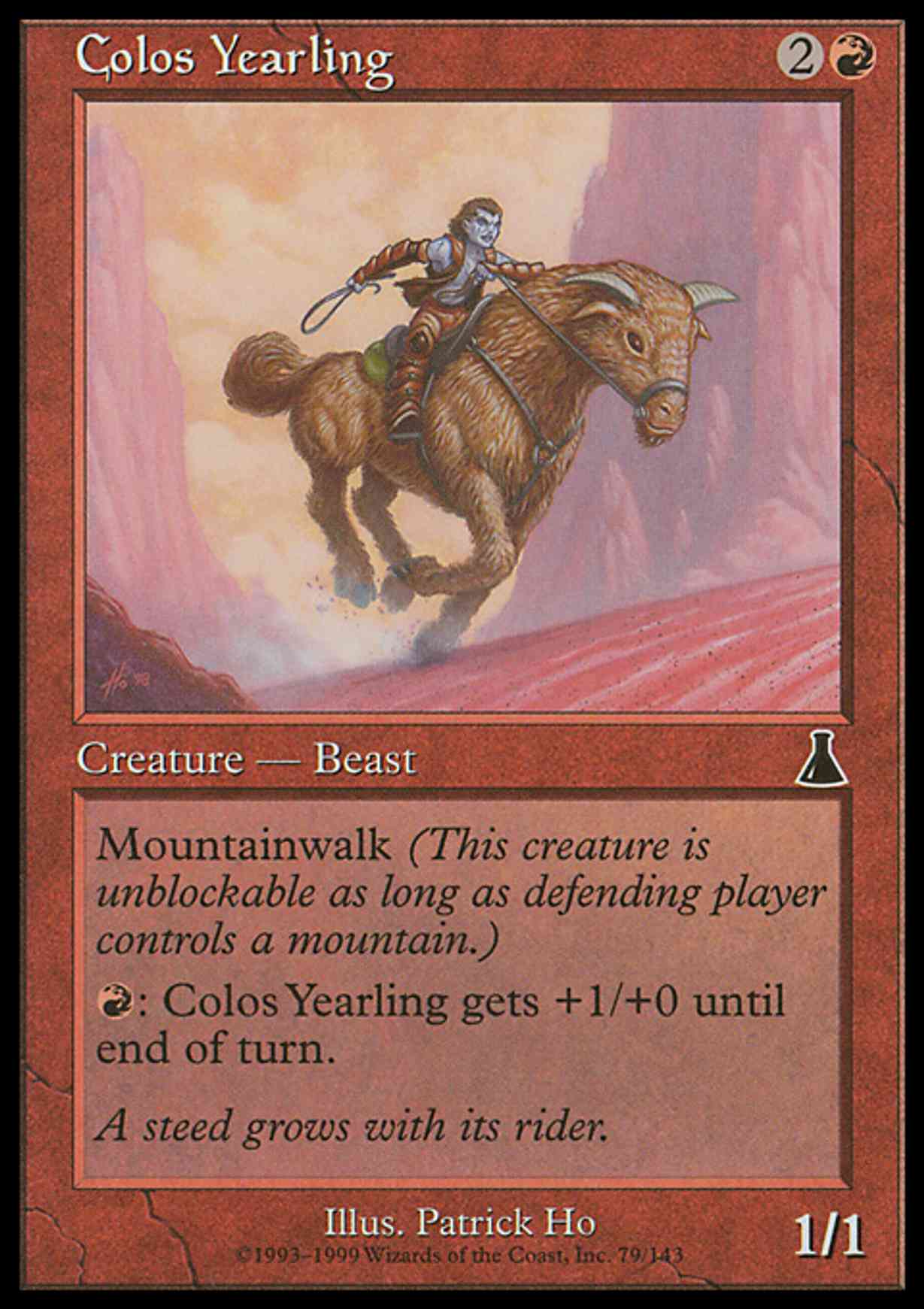 Colos Yearling magic card front