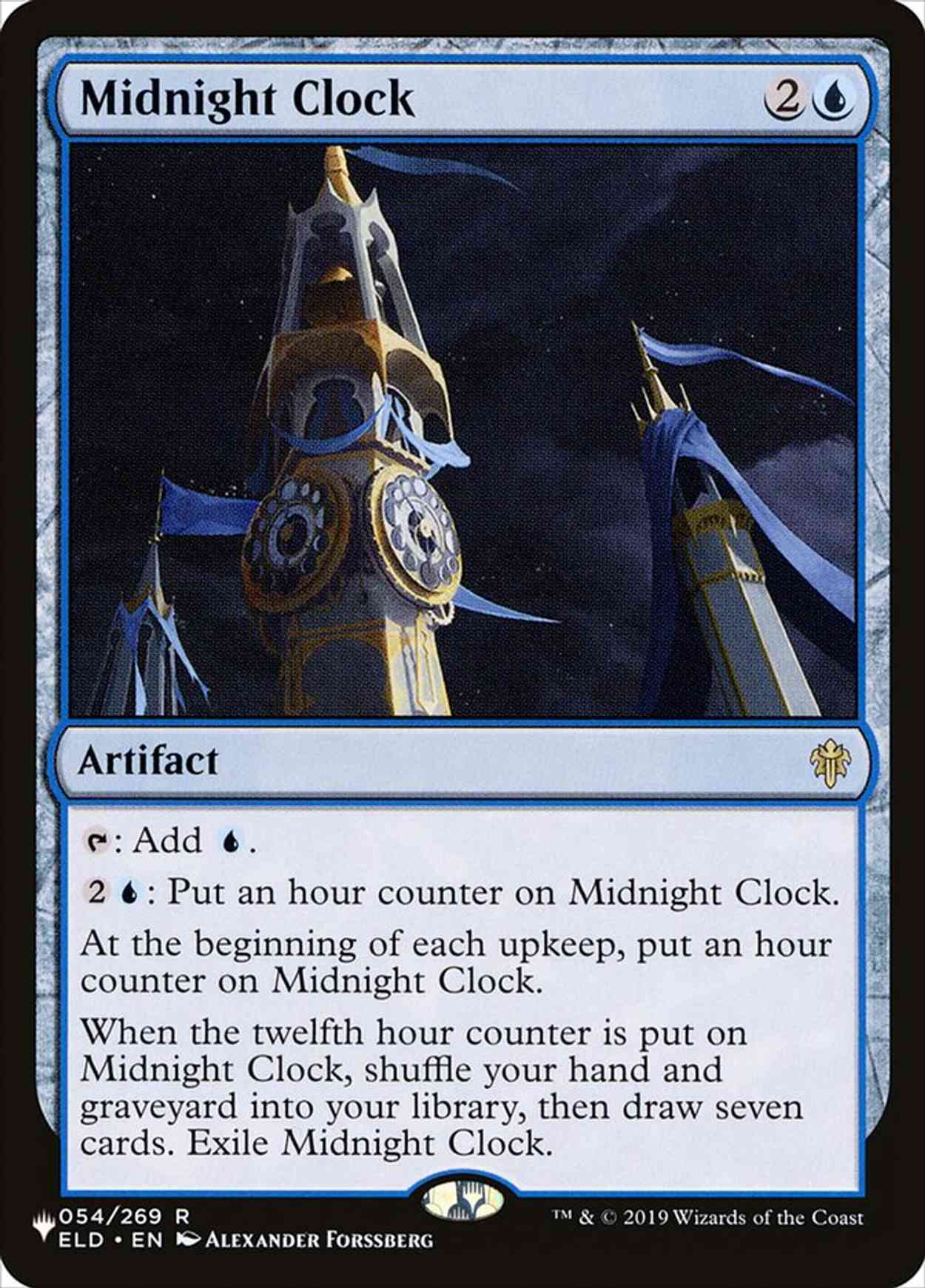 Midnight Clock magic card front