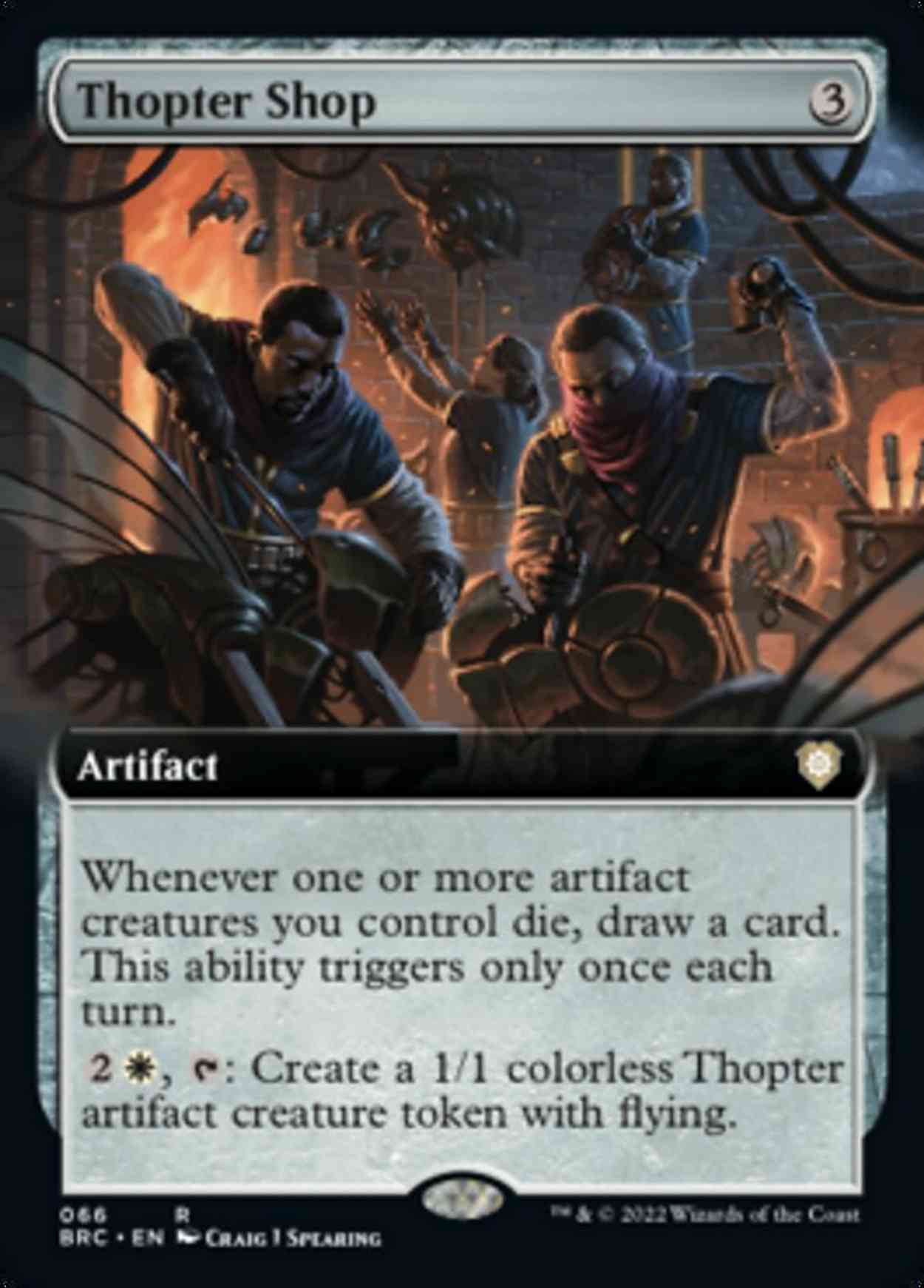 Thopter Shop (Extended Art) magic card front