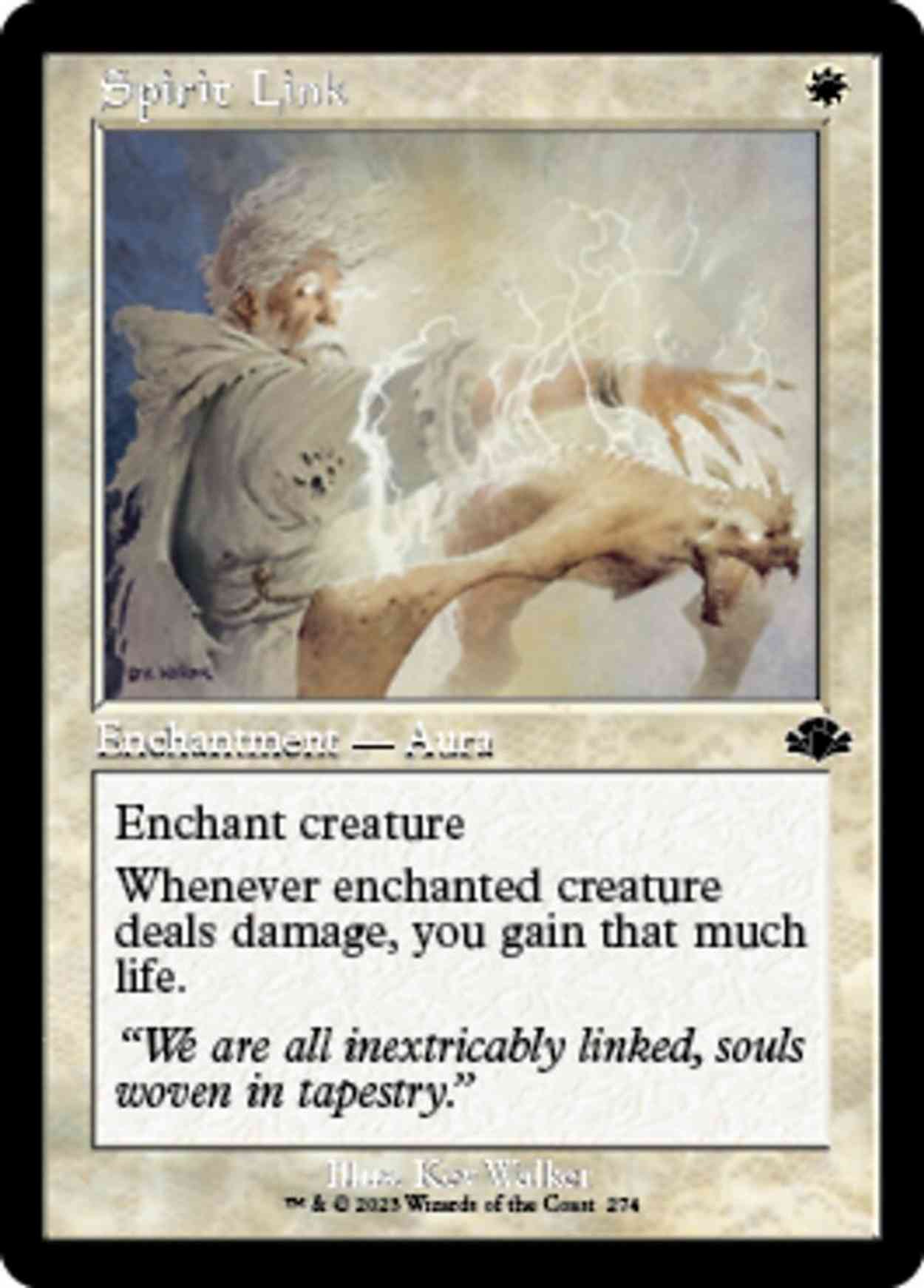 Spirit Link (Retro Frame) magic card front