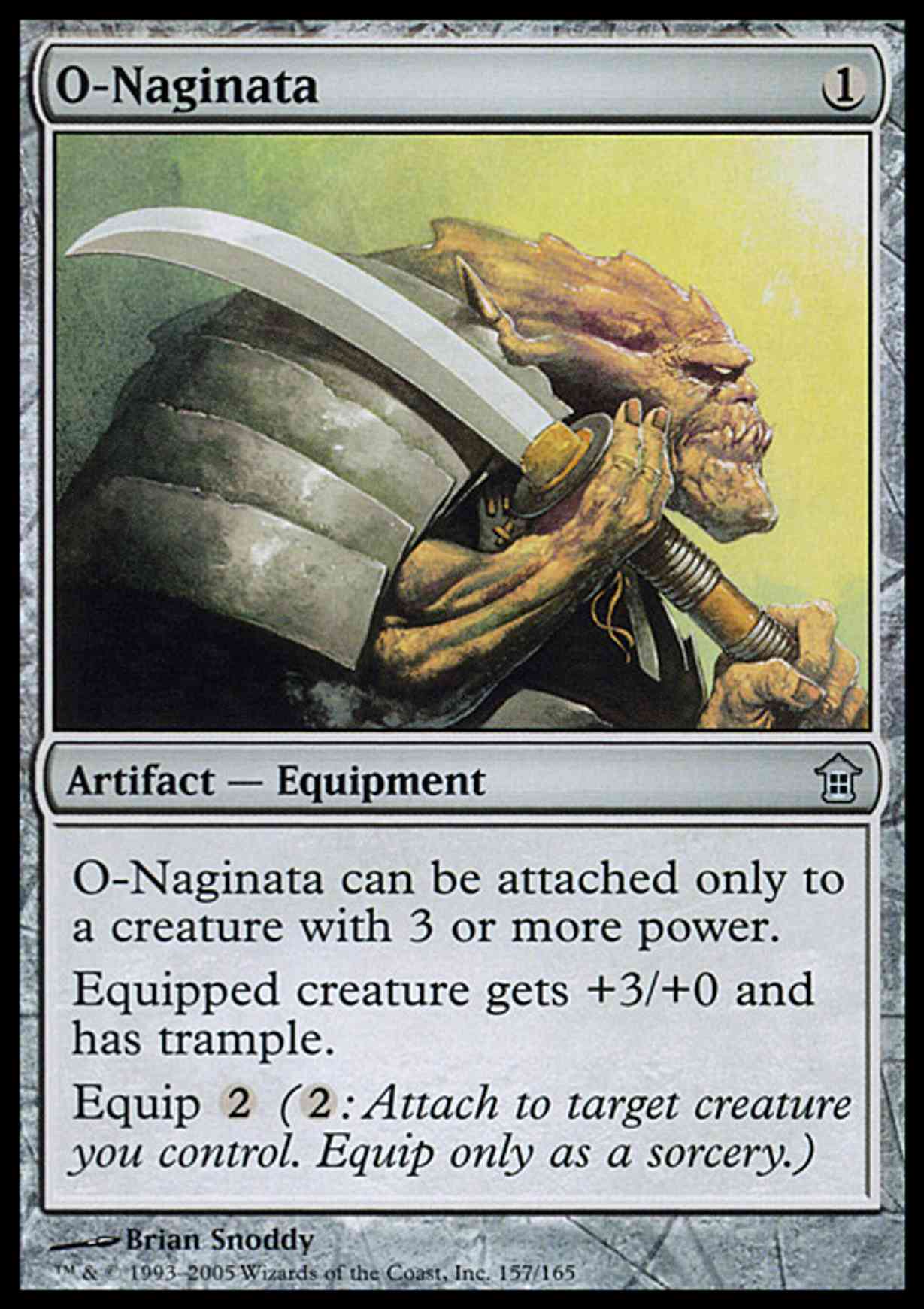 O-Naginata magic card front