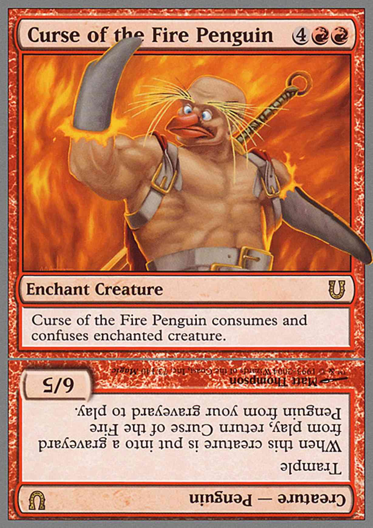 Curse of the Fire Penguin magic card front