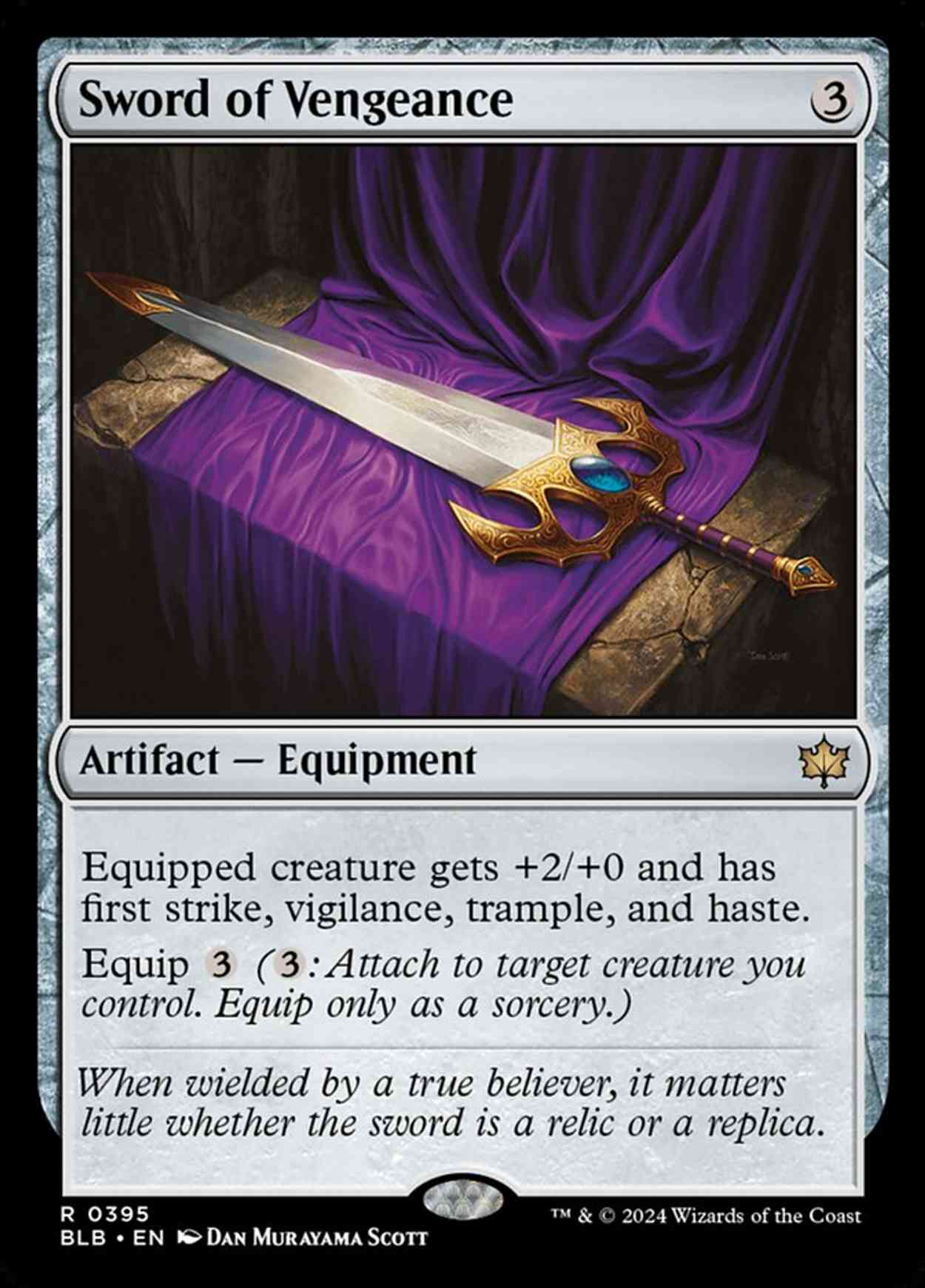 Sword of Vengeance magic card front