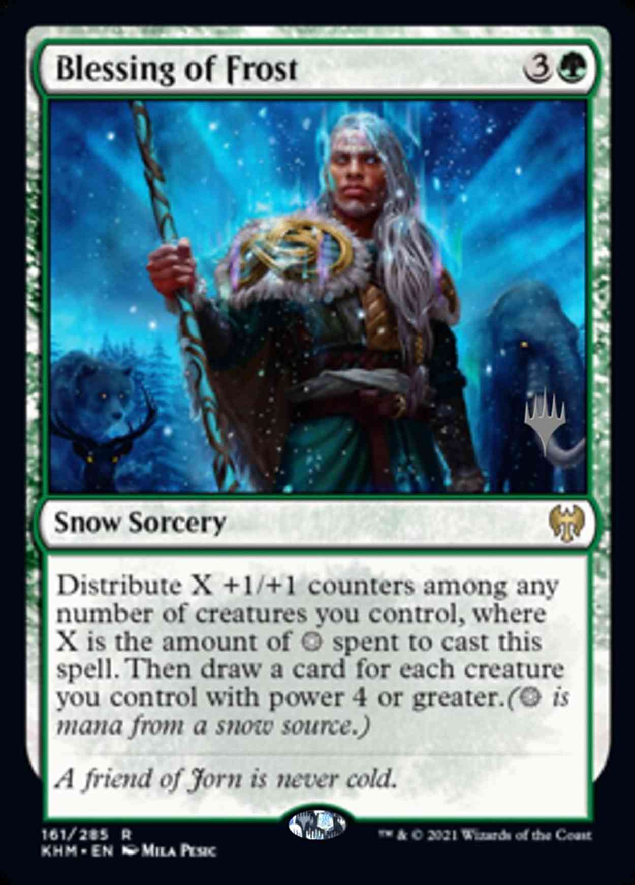 Blessing of Frost magic card front
