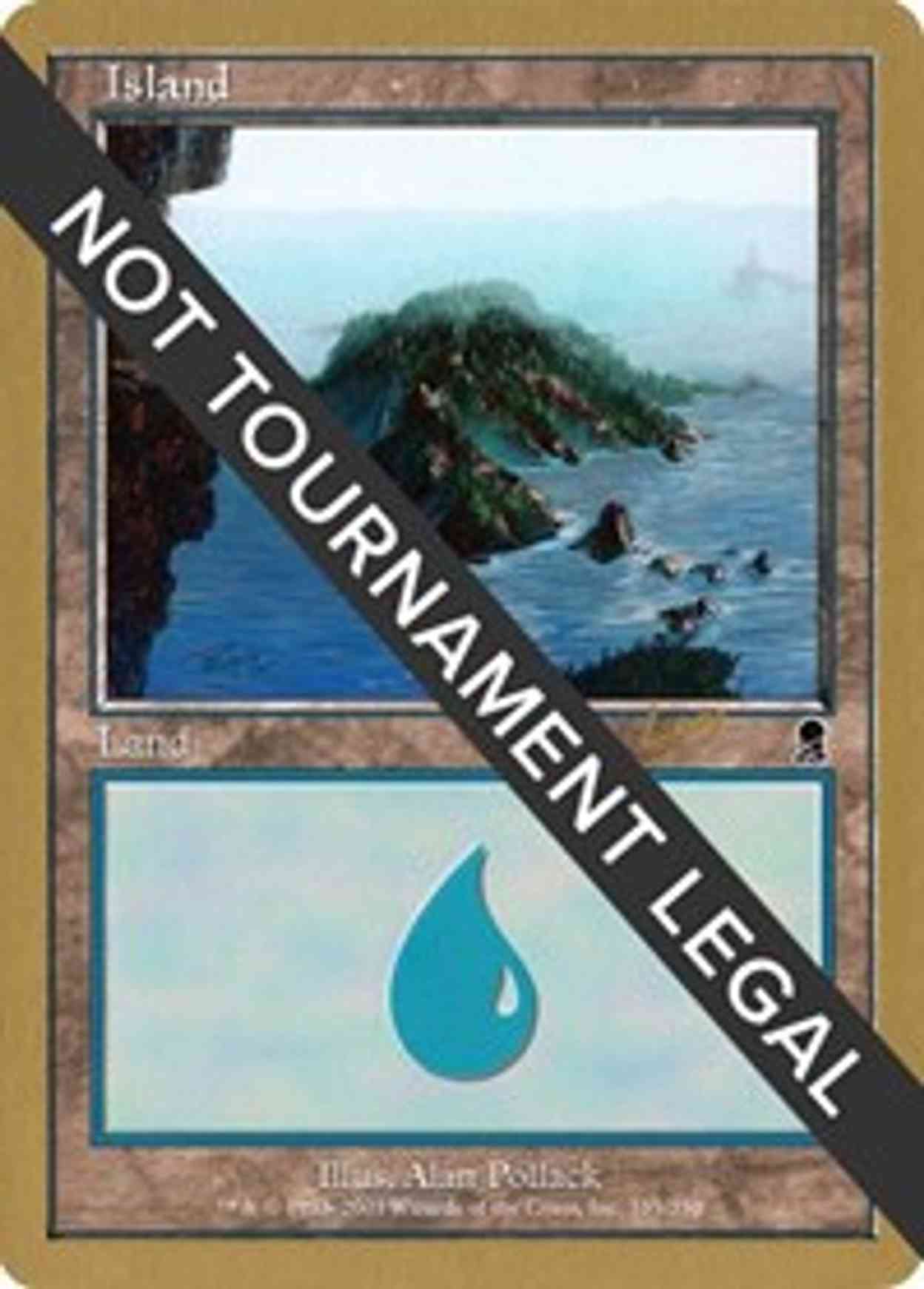 Island (335) - 2002 Raphael Levy (ODY) magic card front