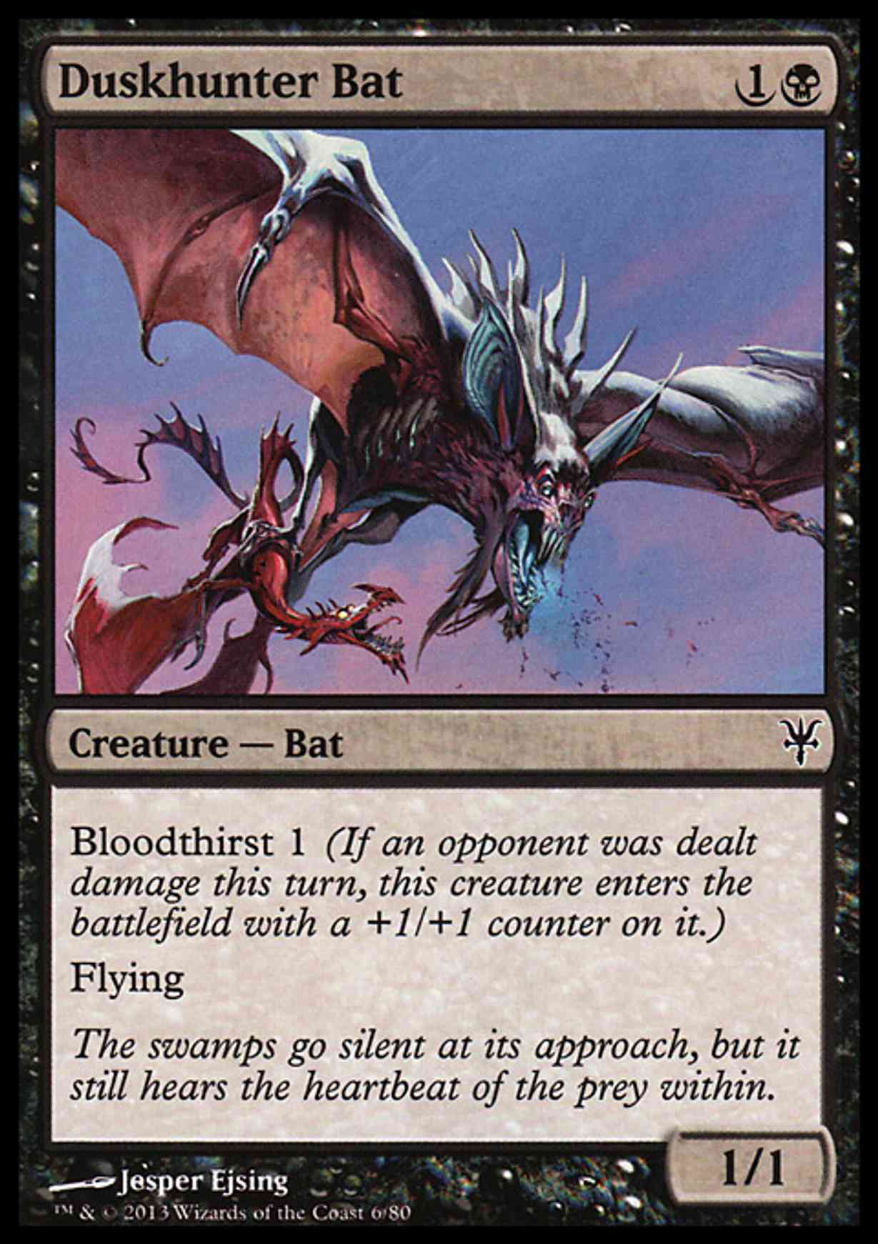 Duskhunter Bat magic card front