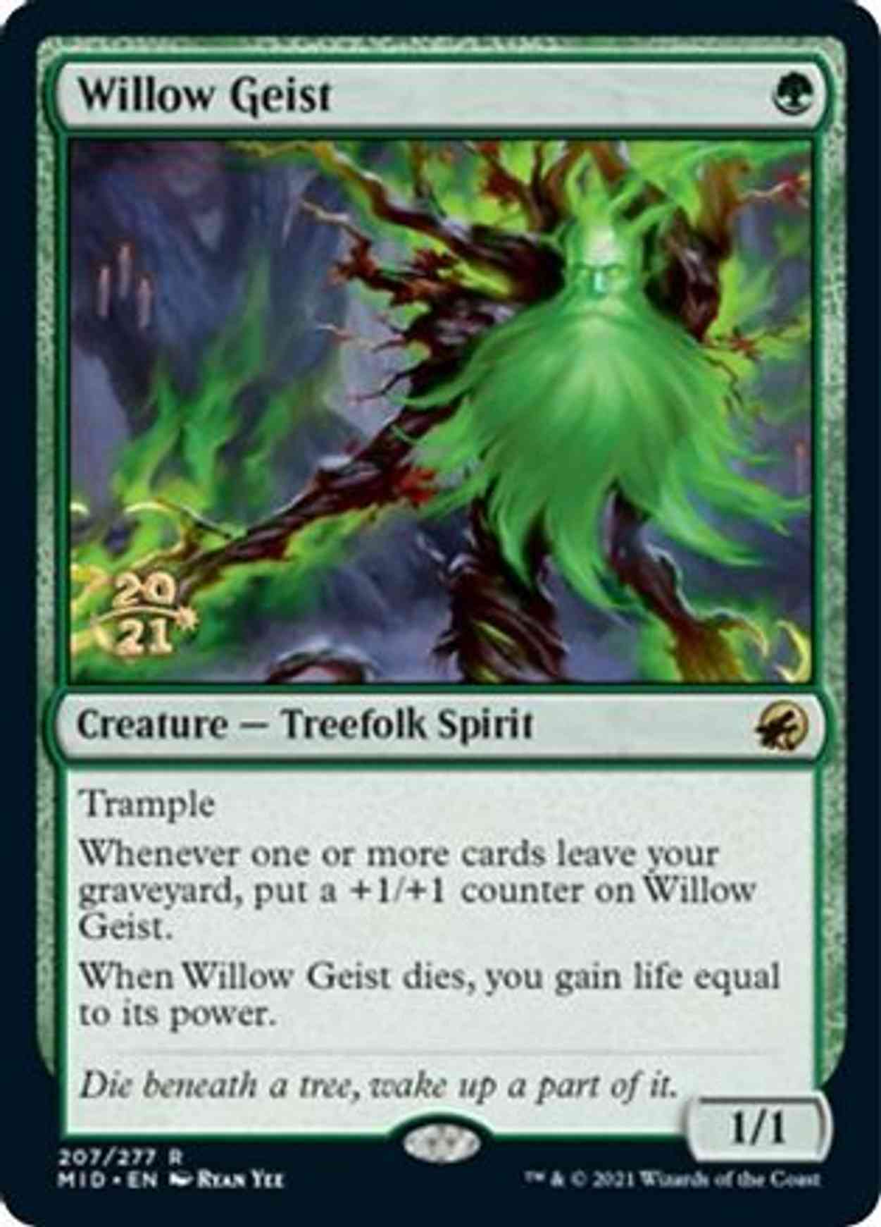 Willow Geist magic card front