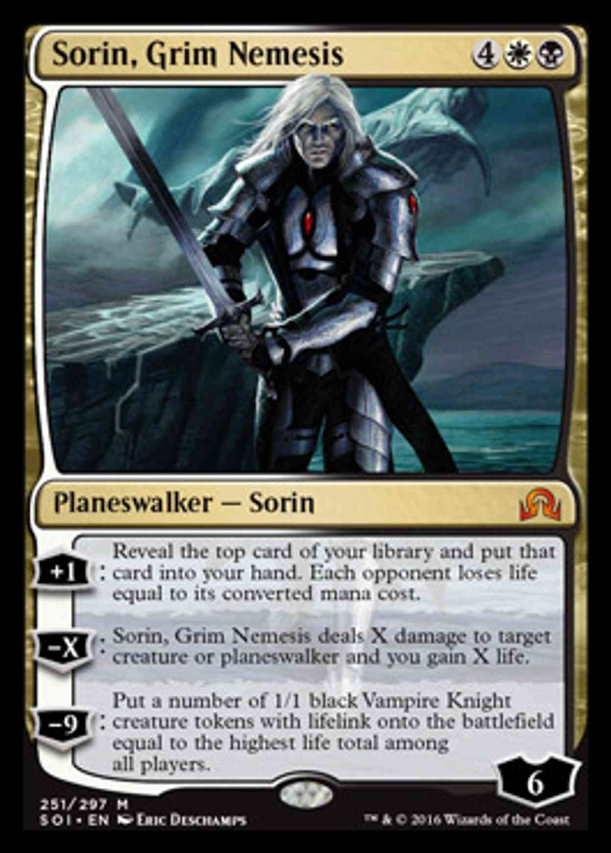 Sorin, Grim Nemesis magic card front