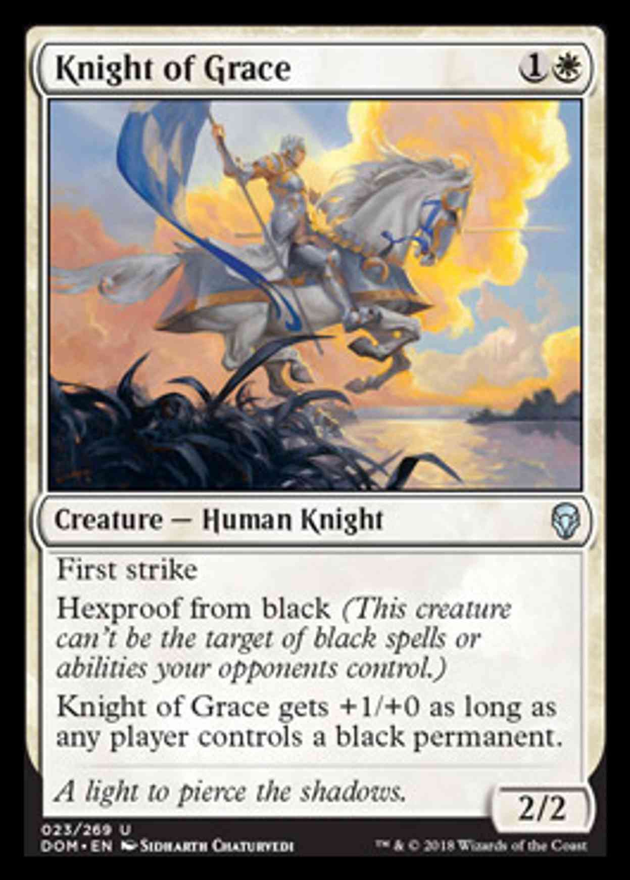 Knight of Grace magic card front