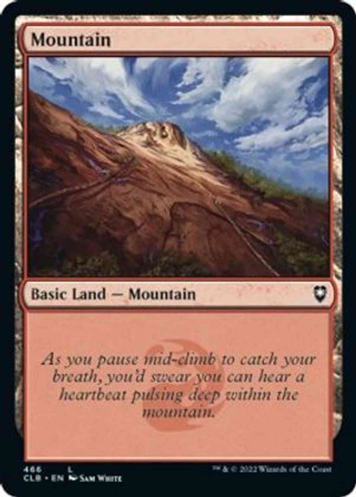 Mountain (466) magic card front