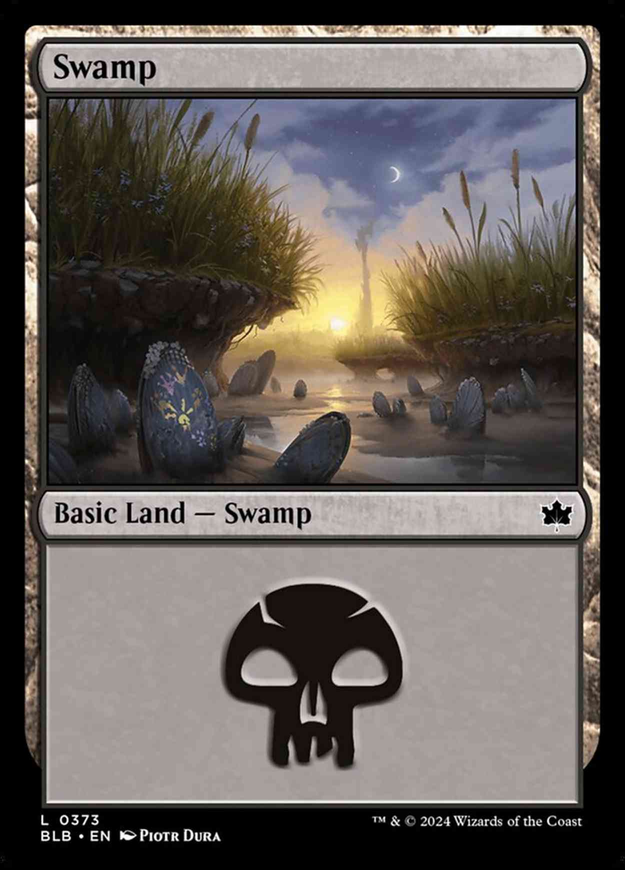 Swamp (0373) magic card front