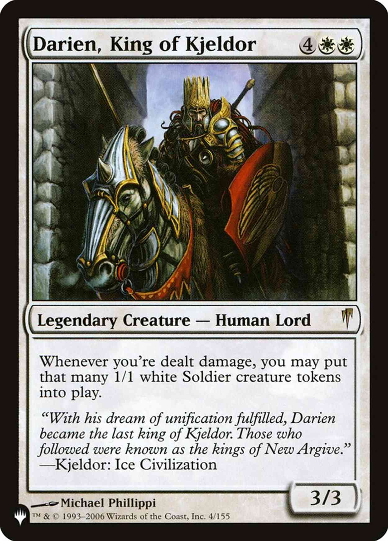 Darien, King of Kjeldor magic card front