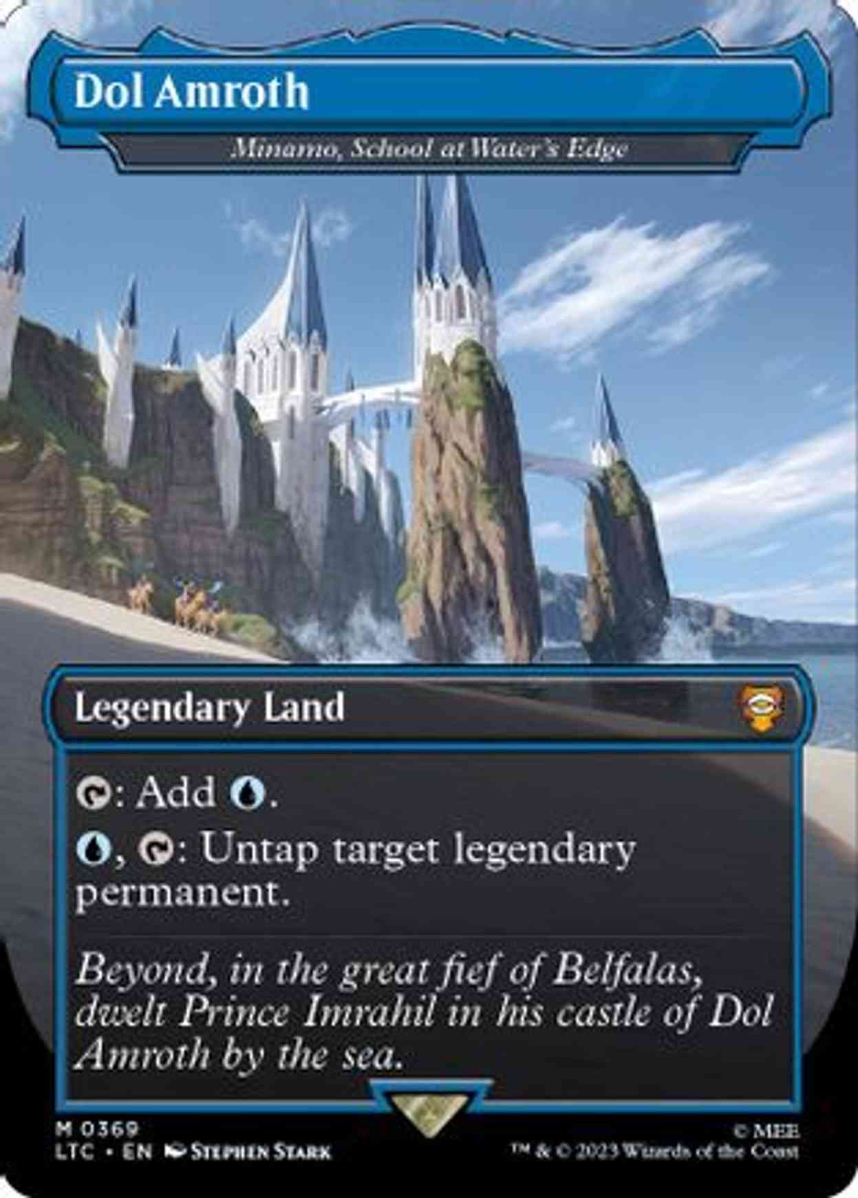 Dol Amroth - Minamo, School at Water's Edge magic card front