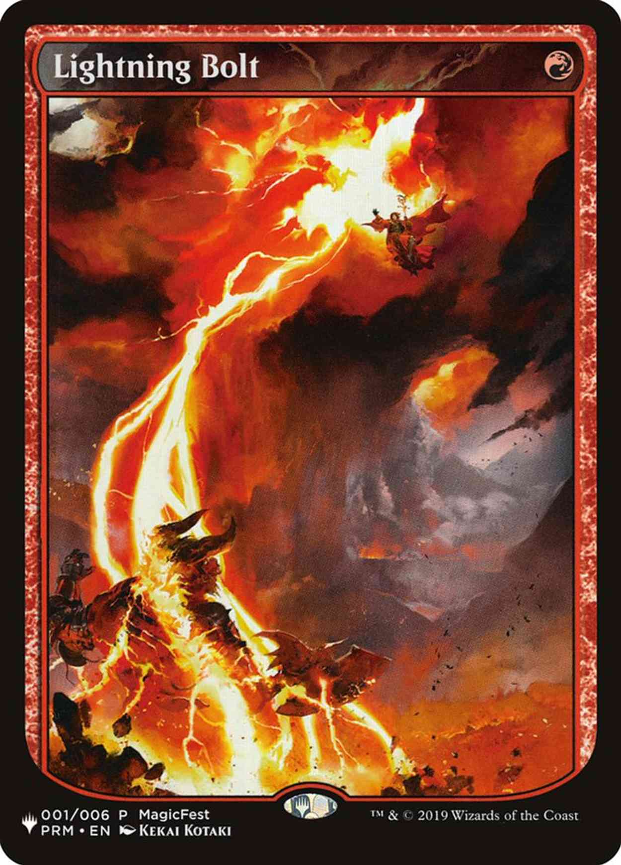 Lightning Bolt (PRM) magic card front