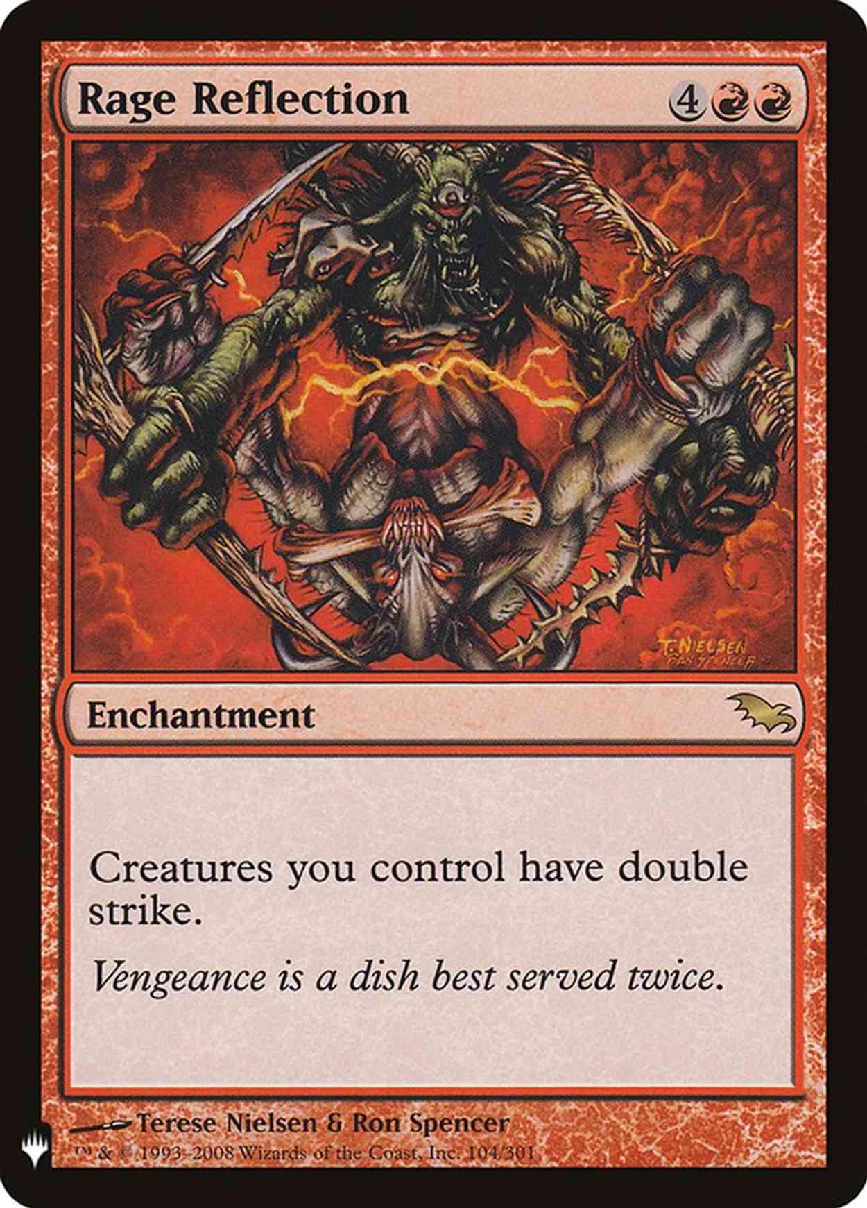 Rage Reflection magic card front