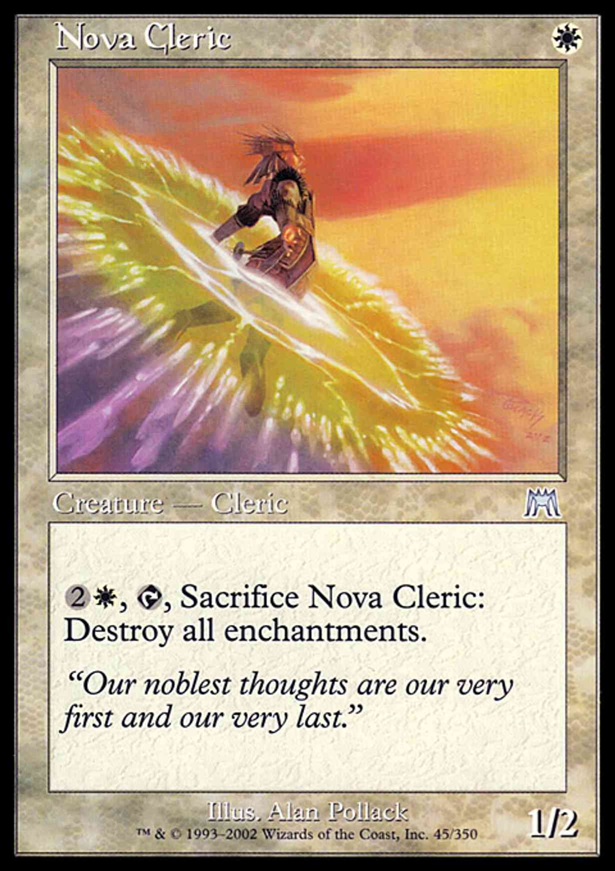 Nova Cleric magic card front