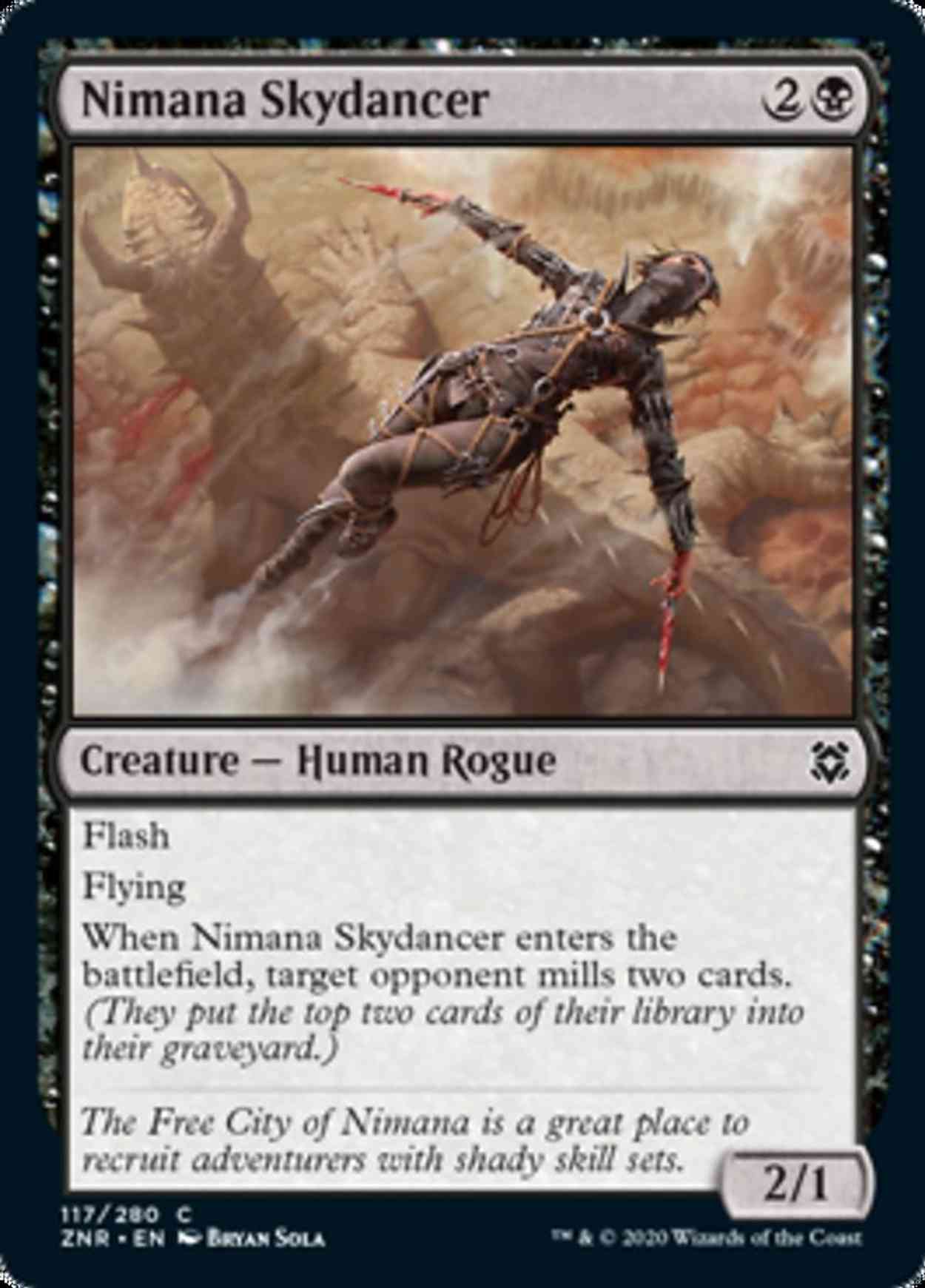Nimana Skydancer magic card front