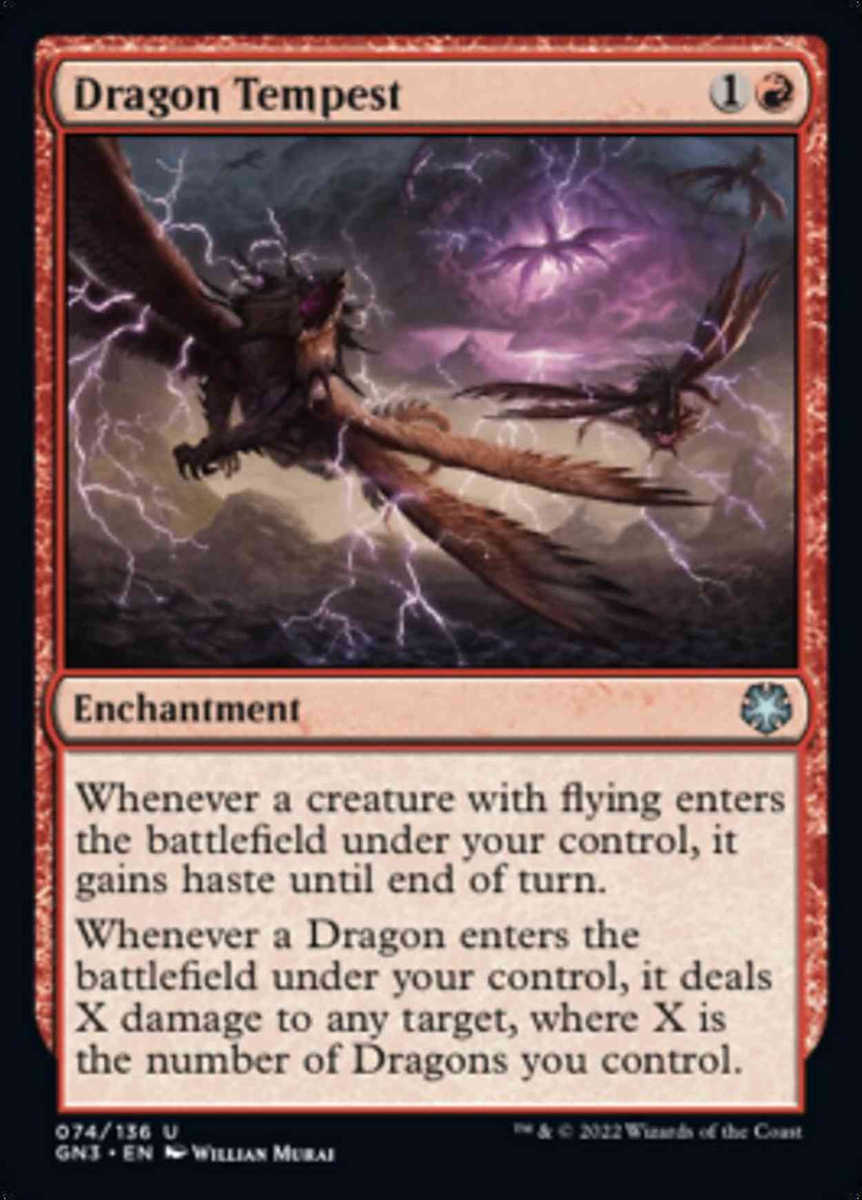 Dragon Tempest magic card front