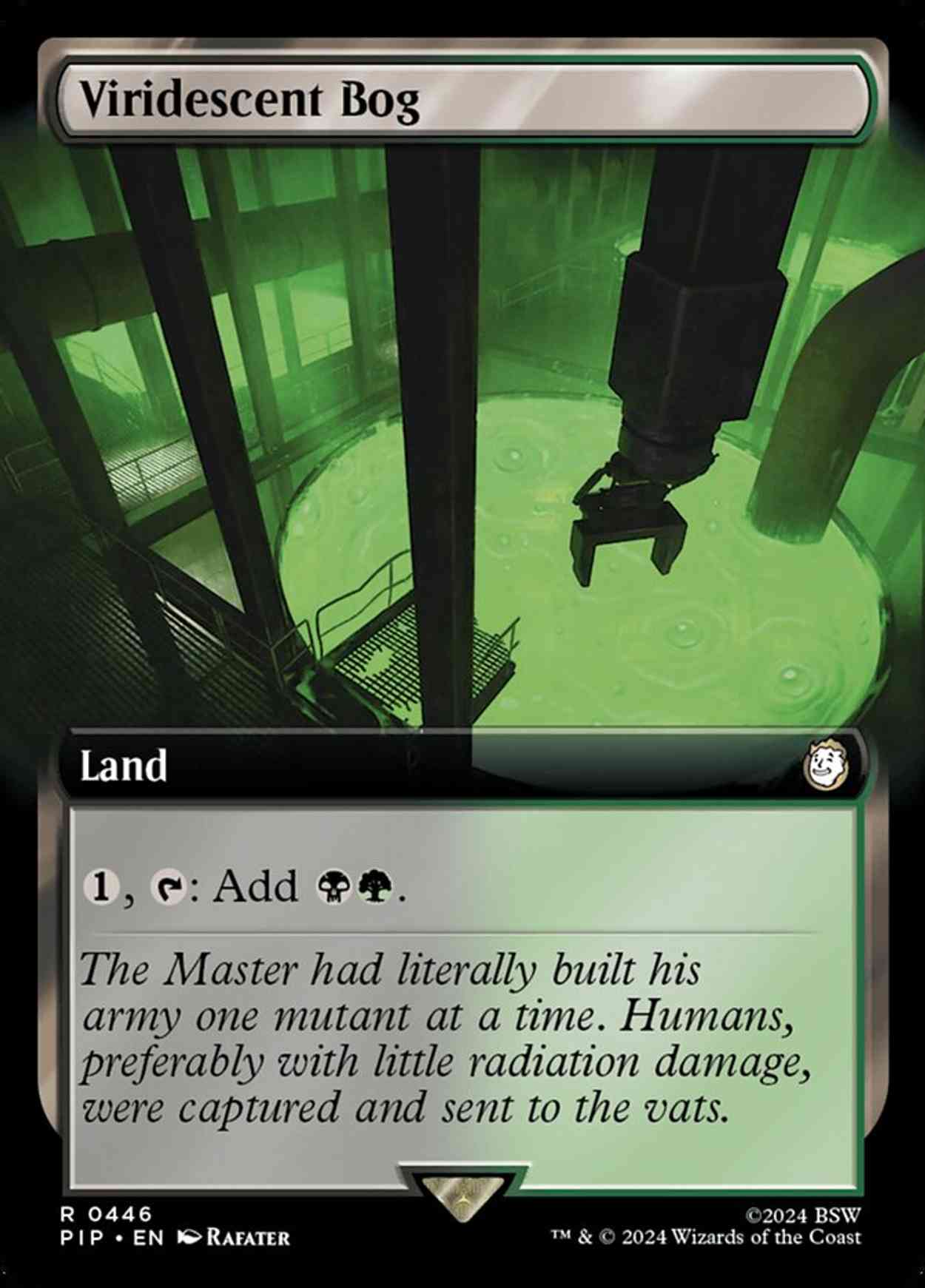 Viridescent Bog (Extended Art) magic card front