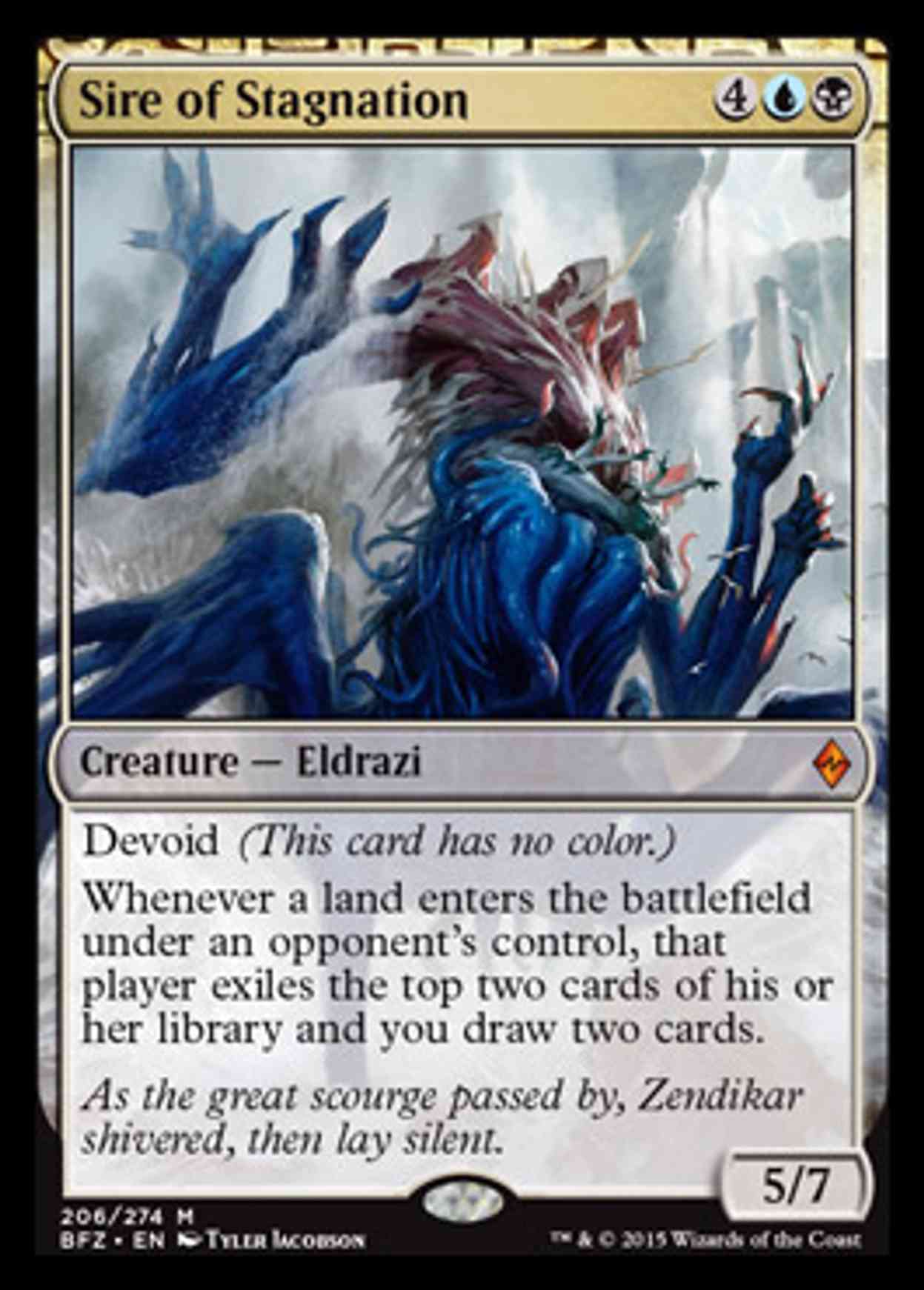 Sire of Stagnation magic card front