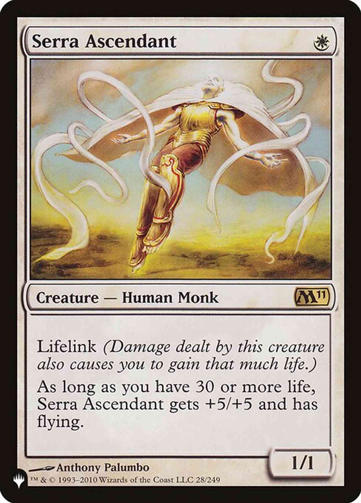 Serra Ascendant magic card front