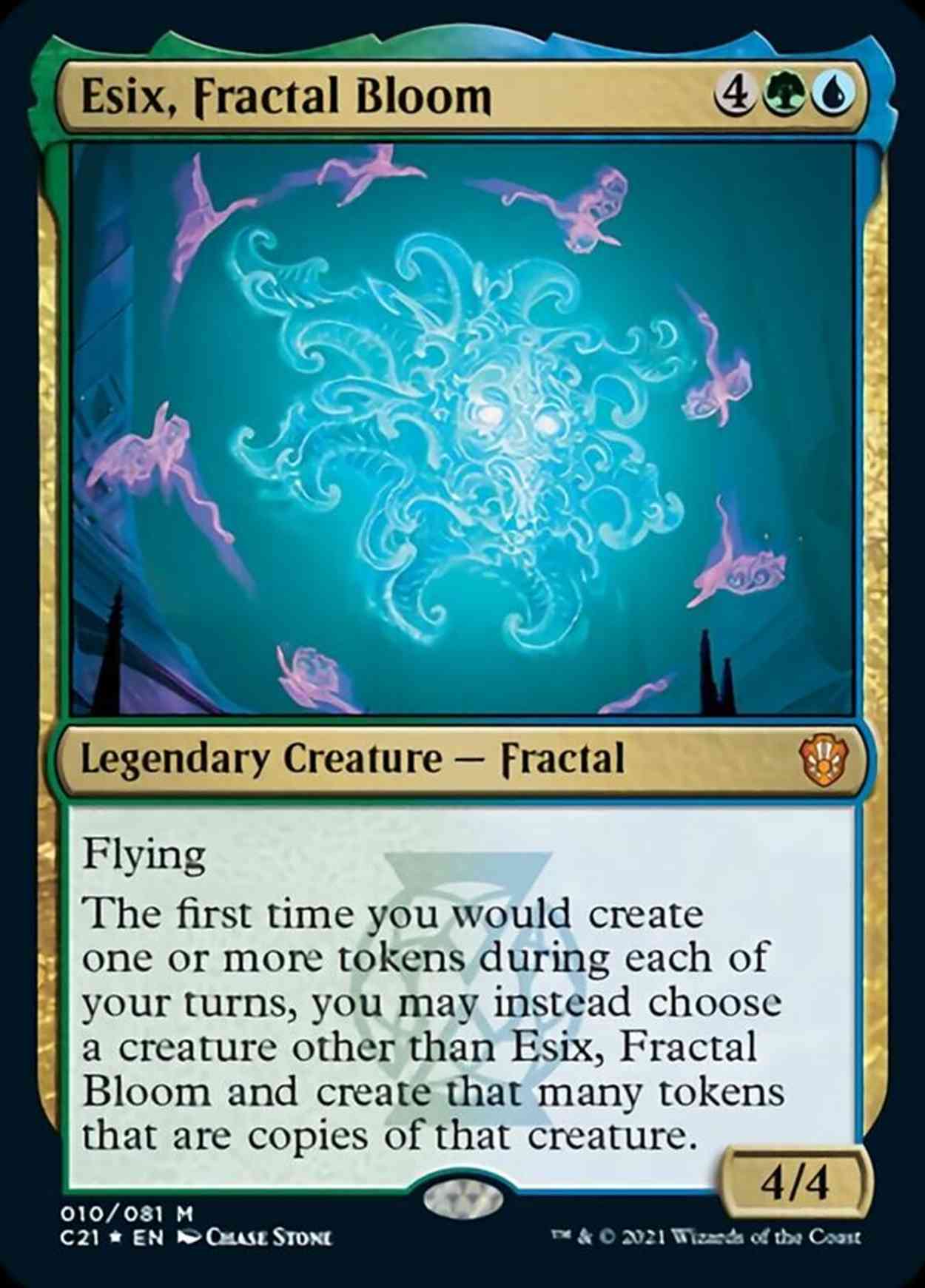 Esix, Fractal Bloom magic card front