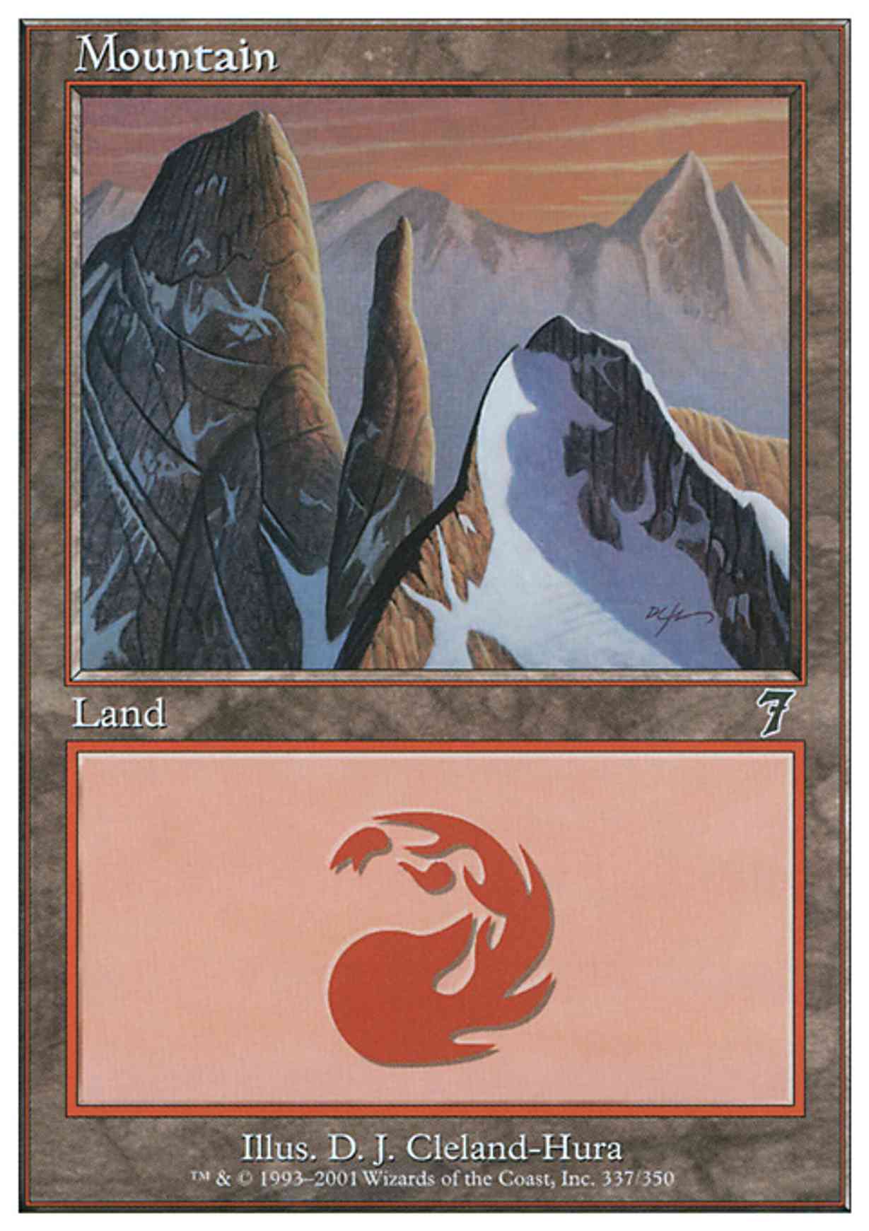 Mountain (337) magic card front