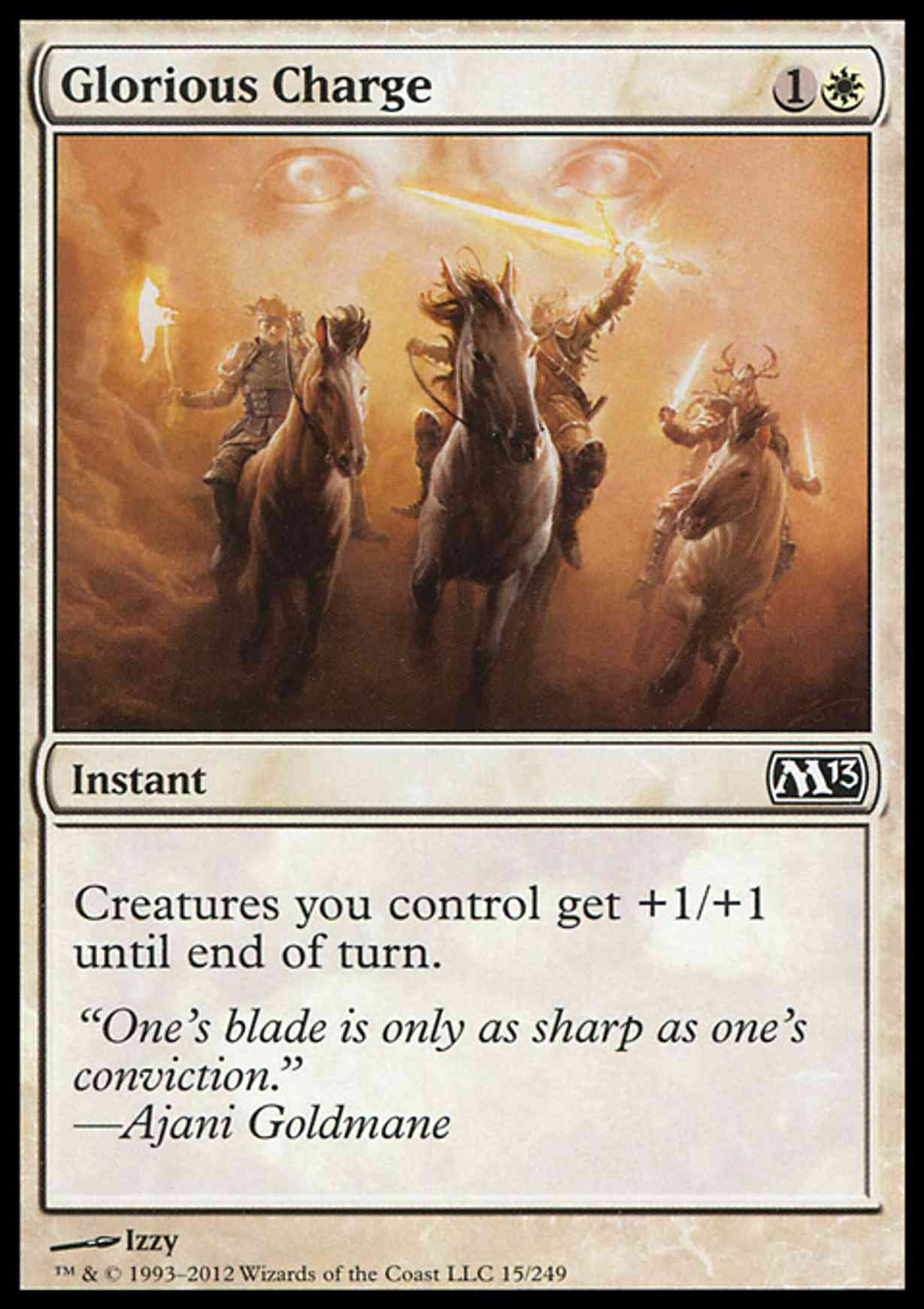 Glorious Charge magic card front