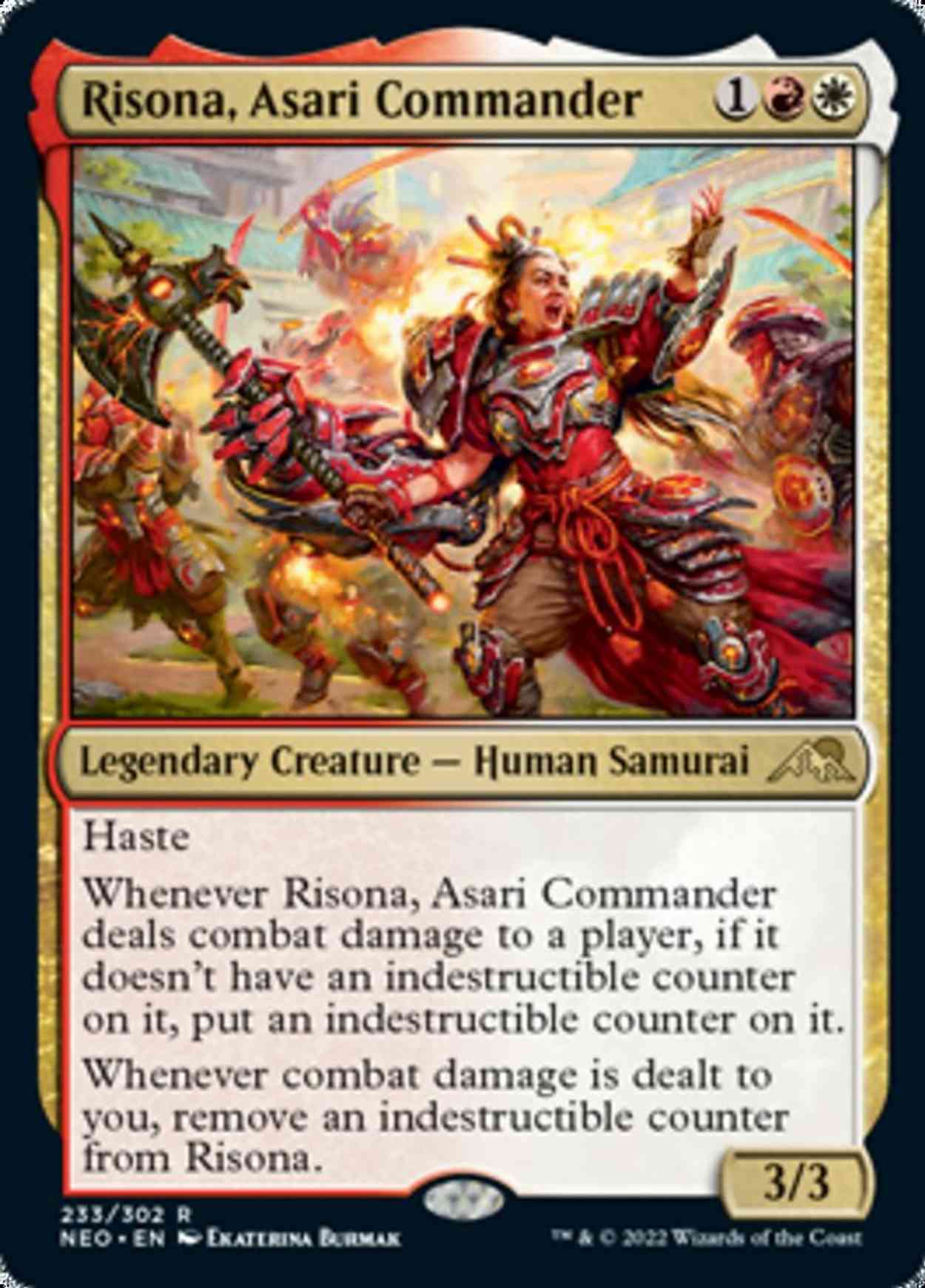 Risona, Asari Commander magic card front