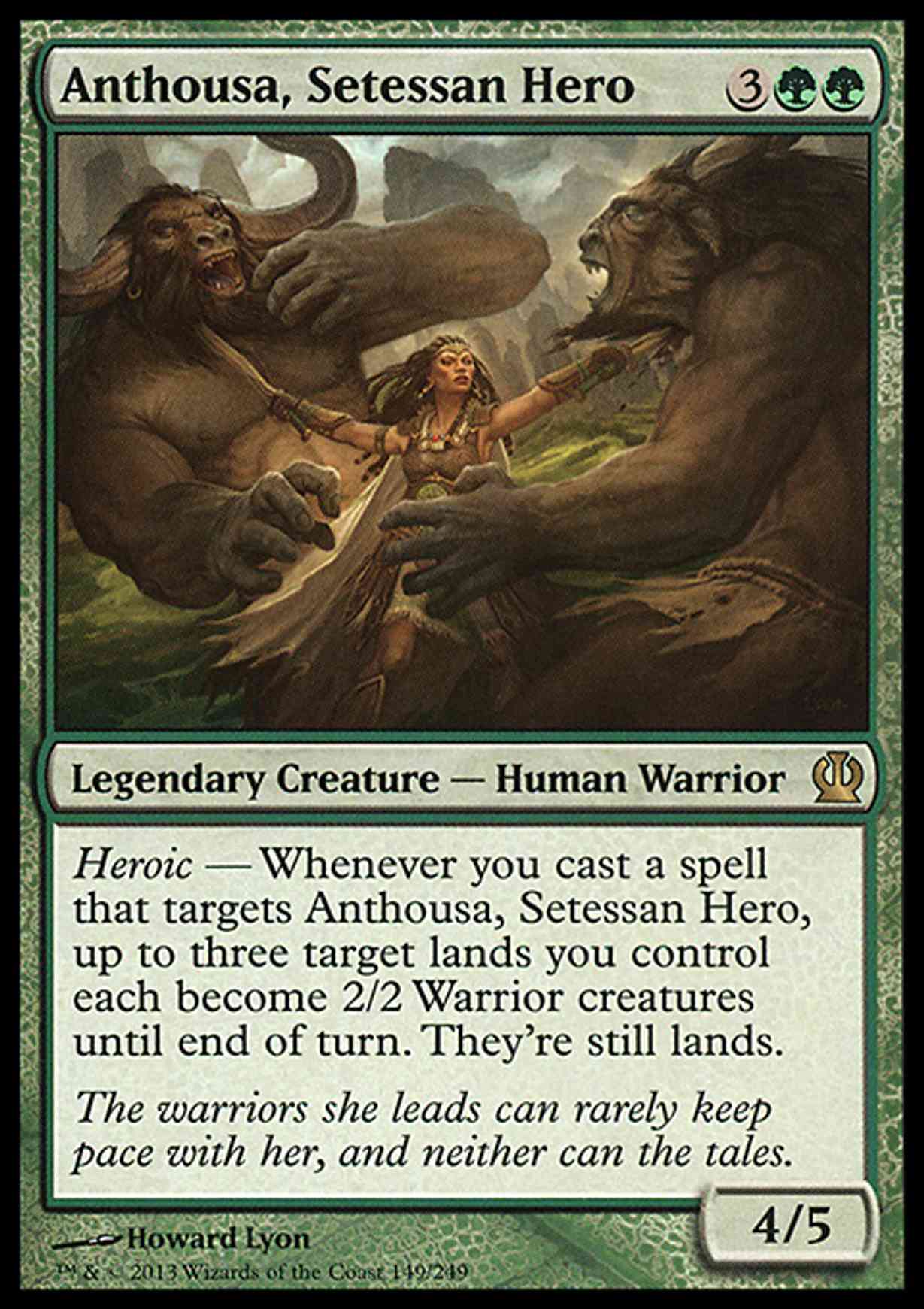 Anthousa, Setessan Hero magic card front