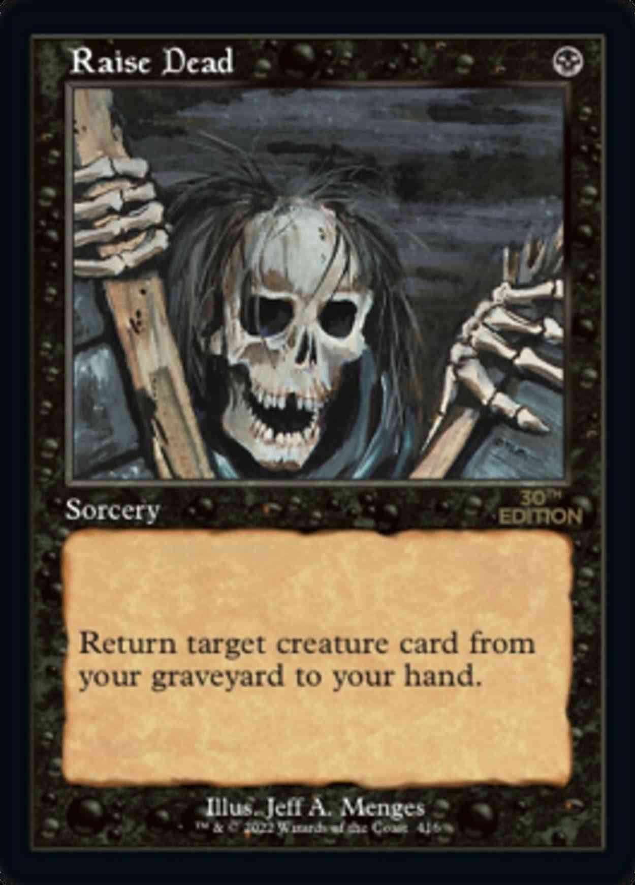 Raise Dead (Retro Frame) magic card front