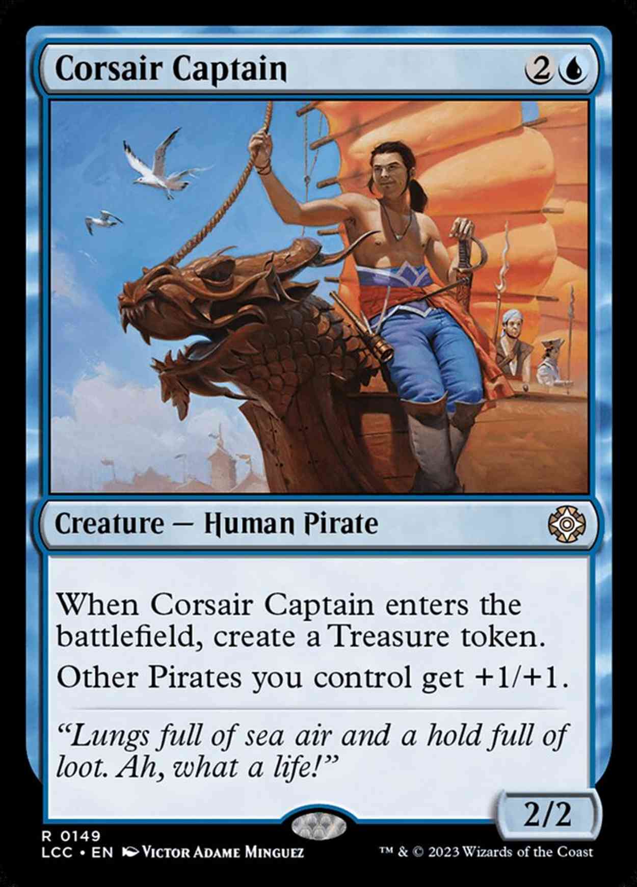 Corsair Captain magic card front