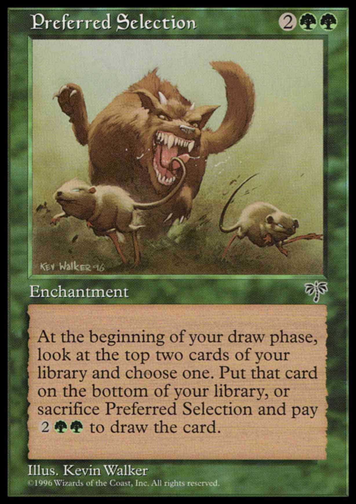 Preferred Selection magic card front