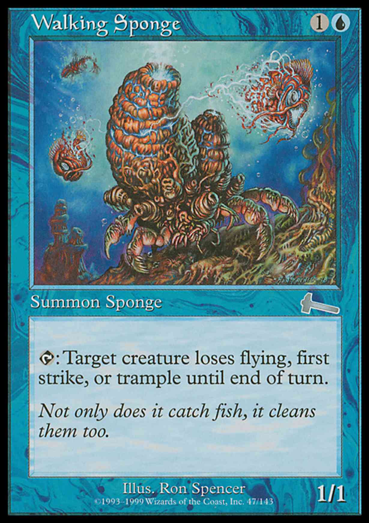 Walking Sponge magic card front