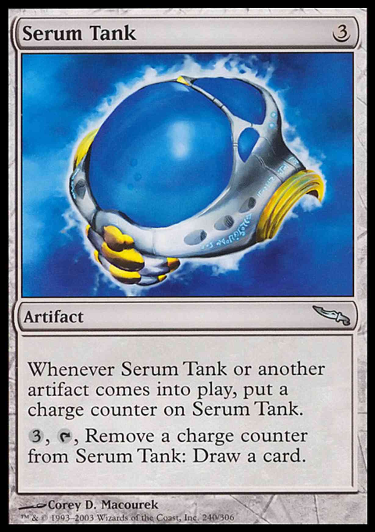 Serum Tank magic card front