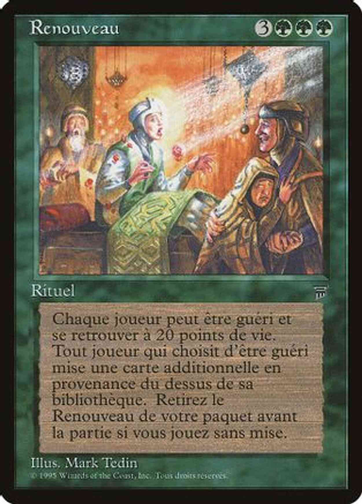 Rebirth (French) - "Renouveau" magic card front