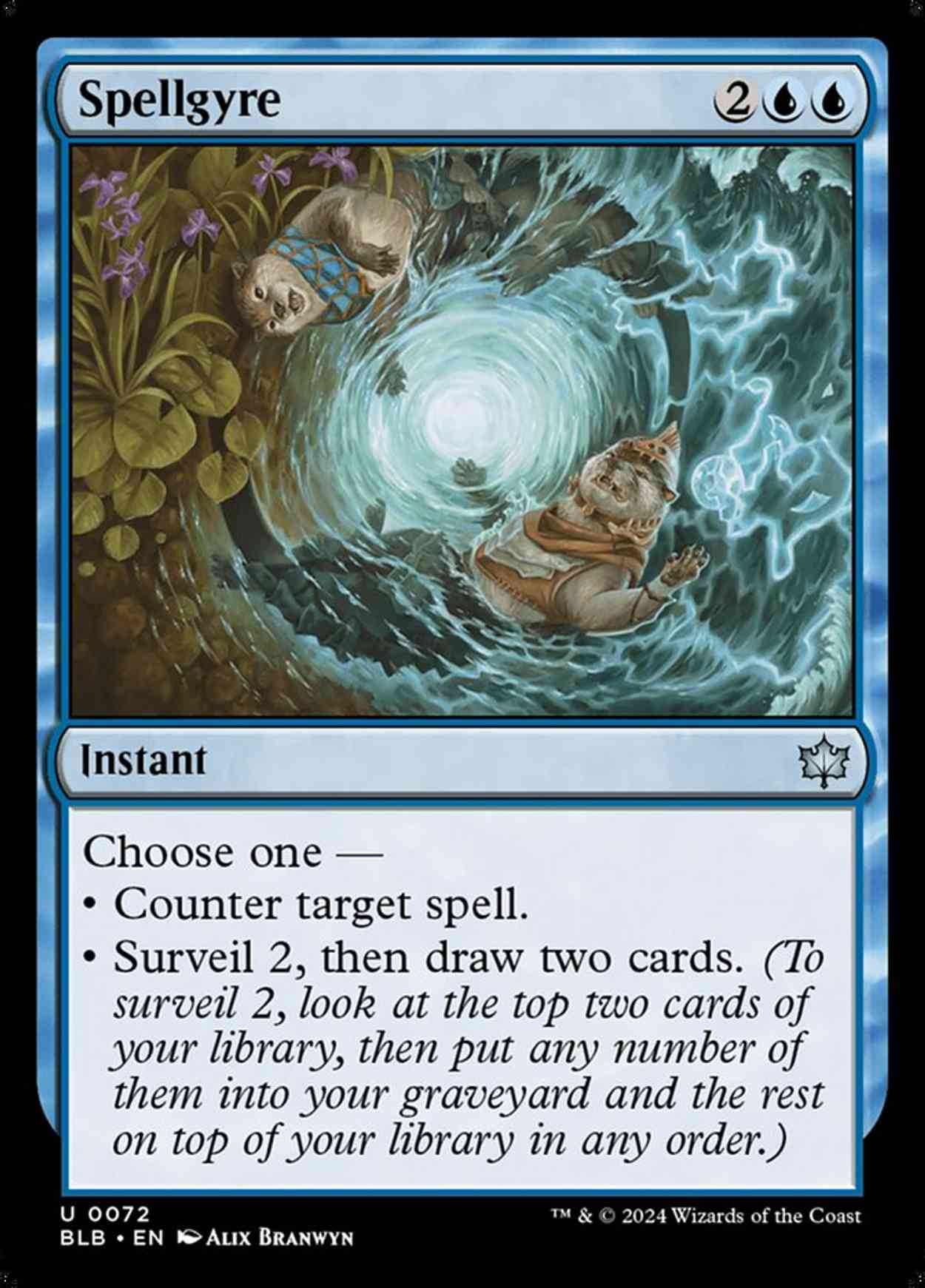 Spellgyre magic card front