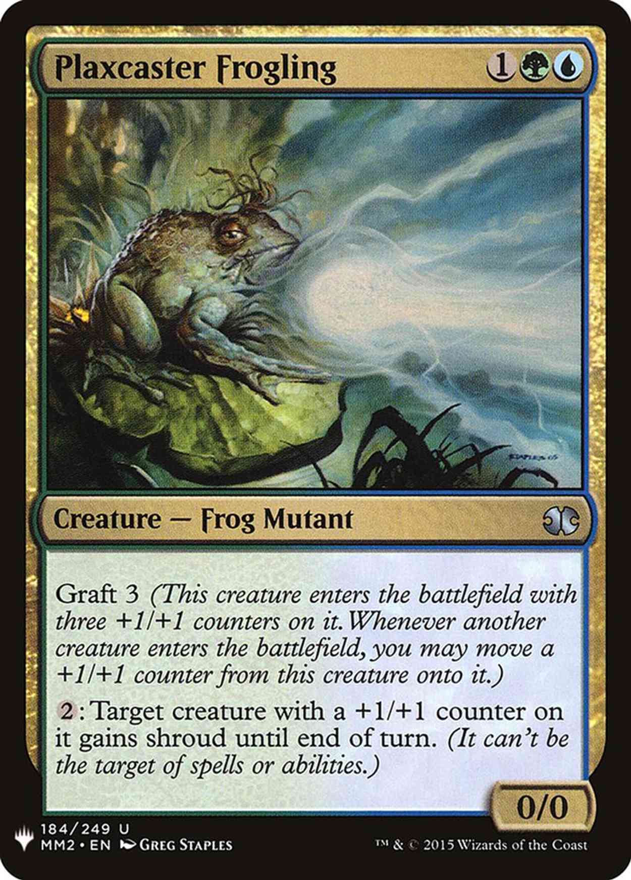 Plaxcaster Frogling magic card front