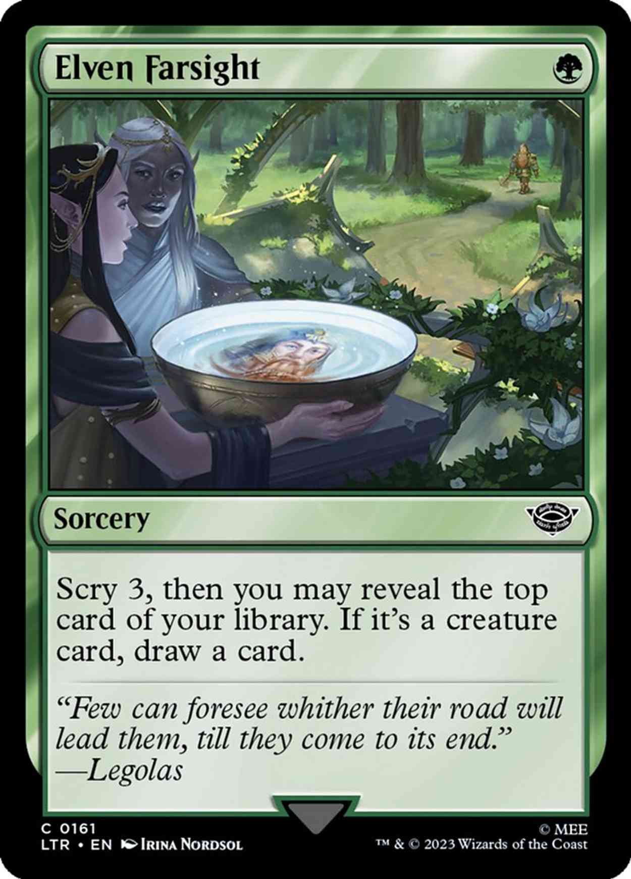Elven Farsight magic card front