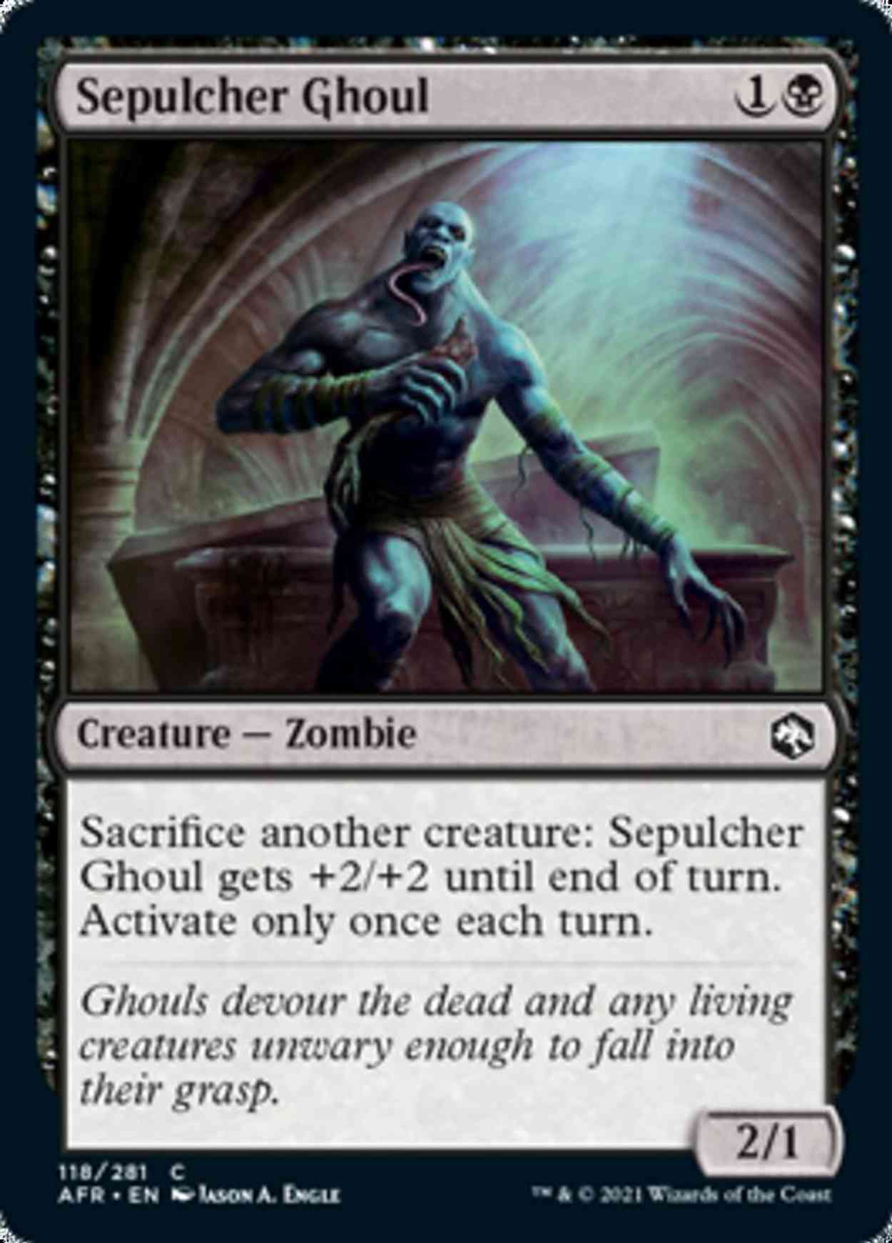 Sepulcher Ghoul magic card front