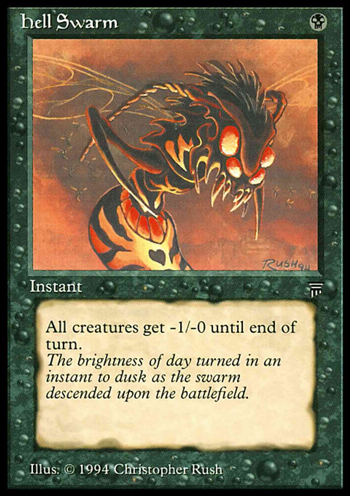 Hell Swarm magic card front