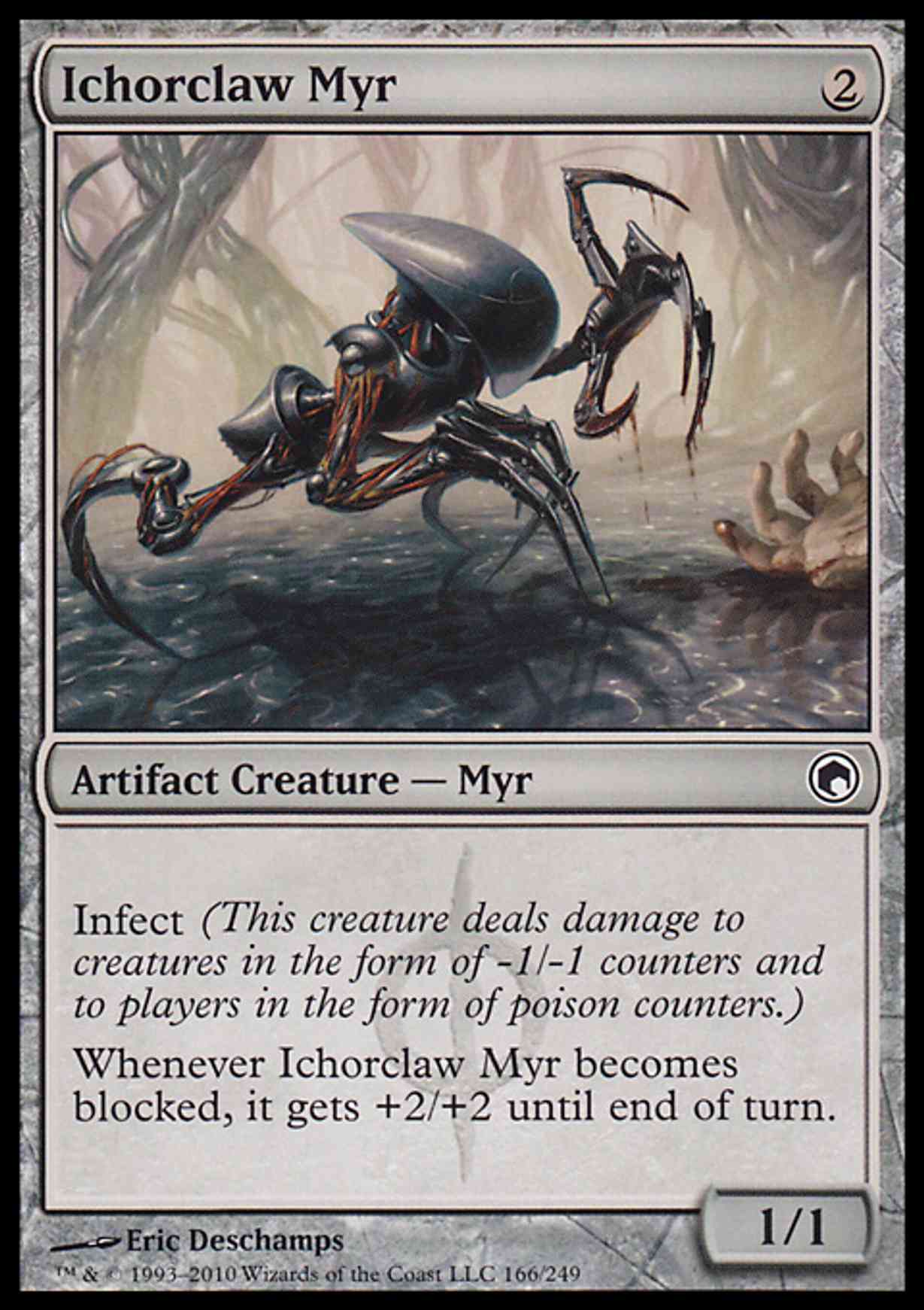 Ichorclaw Myr magic card front