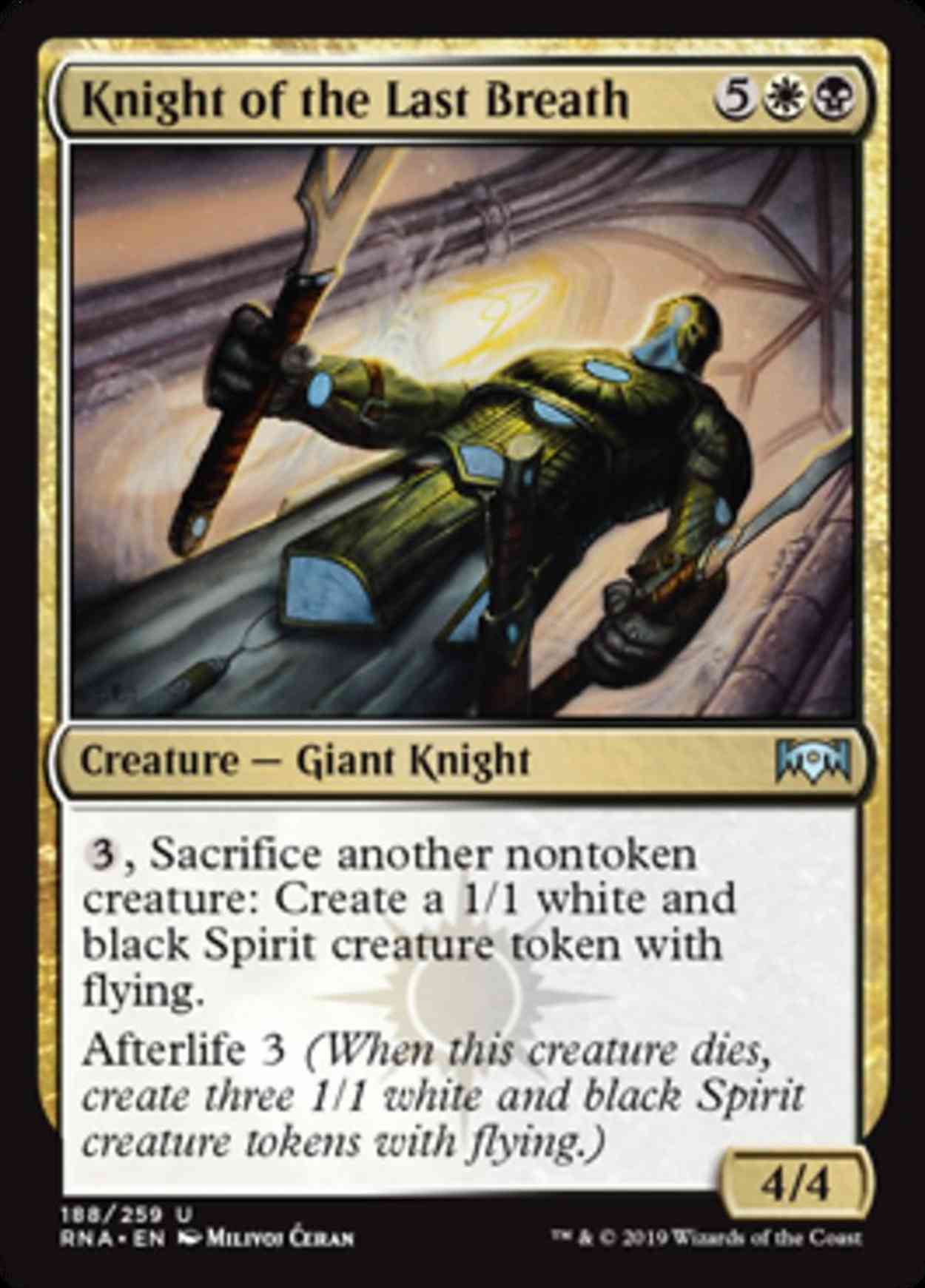 Knight of the Last Breath magic card front